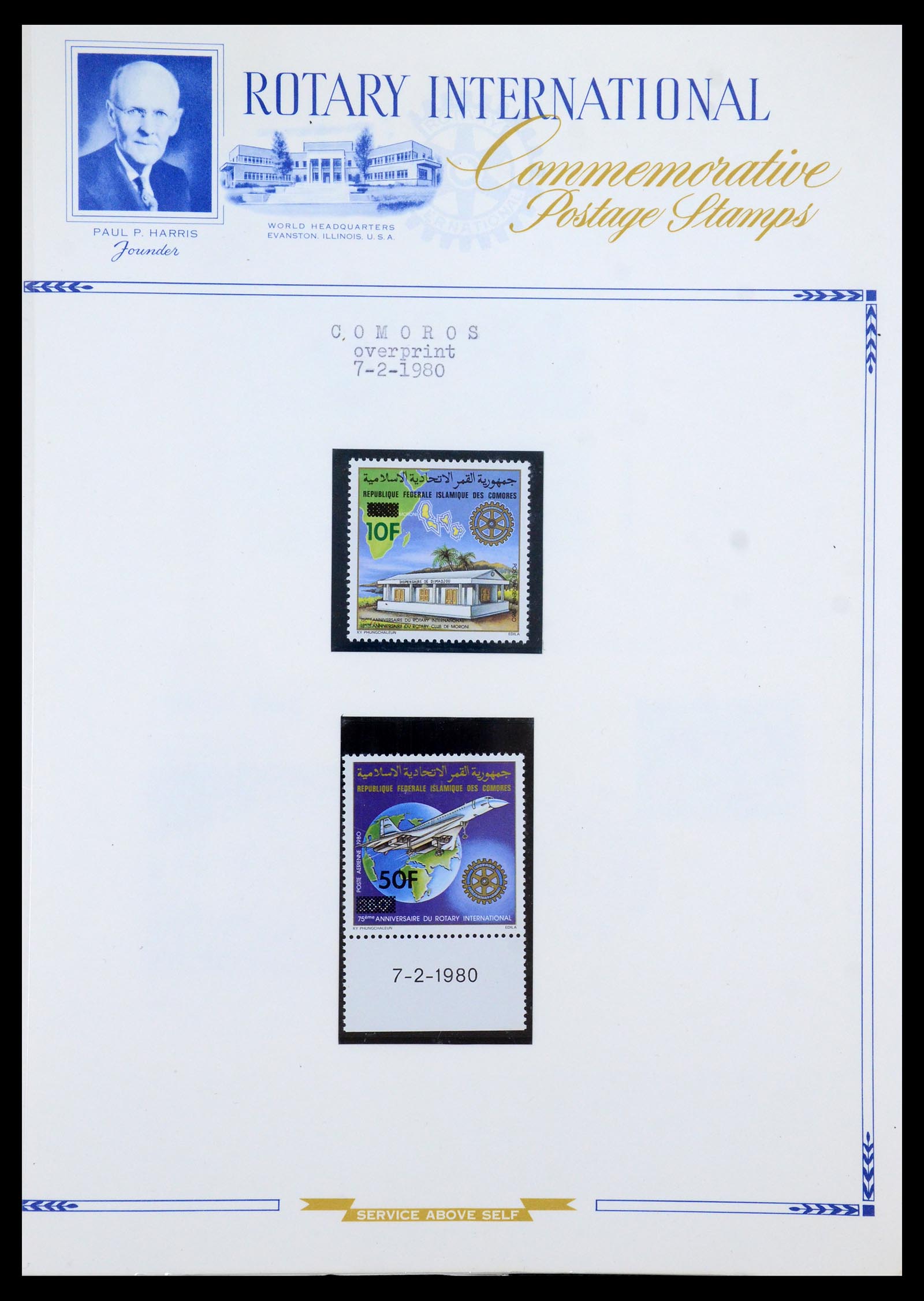 35694 005 - Postzegelverzameling 35694 Motief Rotary 1930-2009.