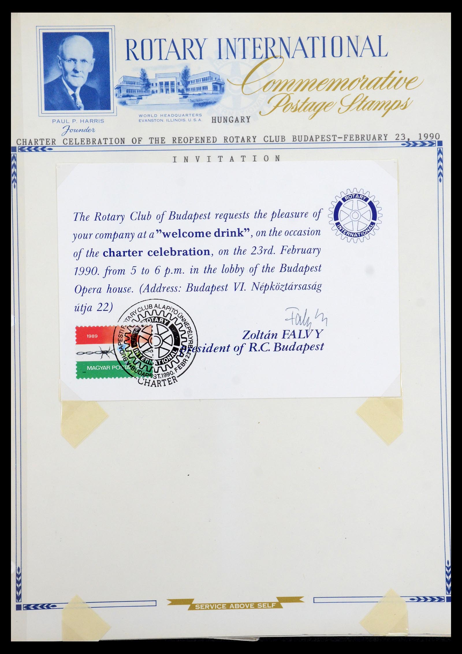 35694 015 - Postzegelverzameling 35694 Motief Rotary 1930-2009.