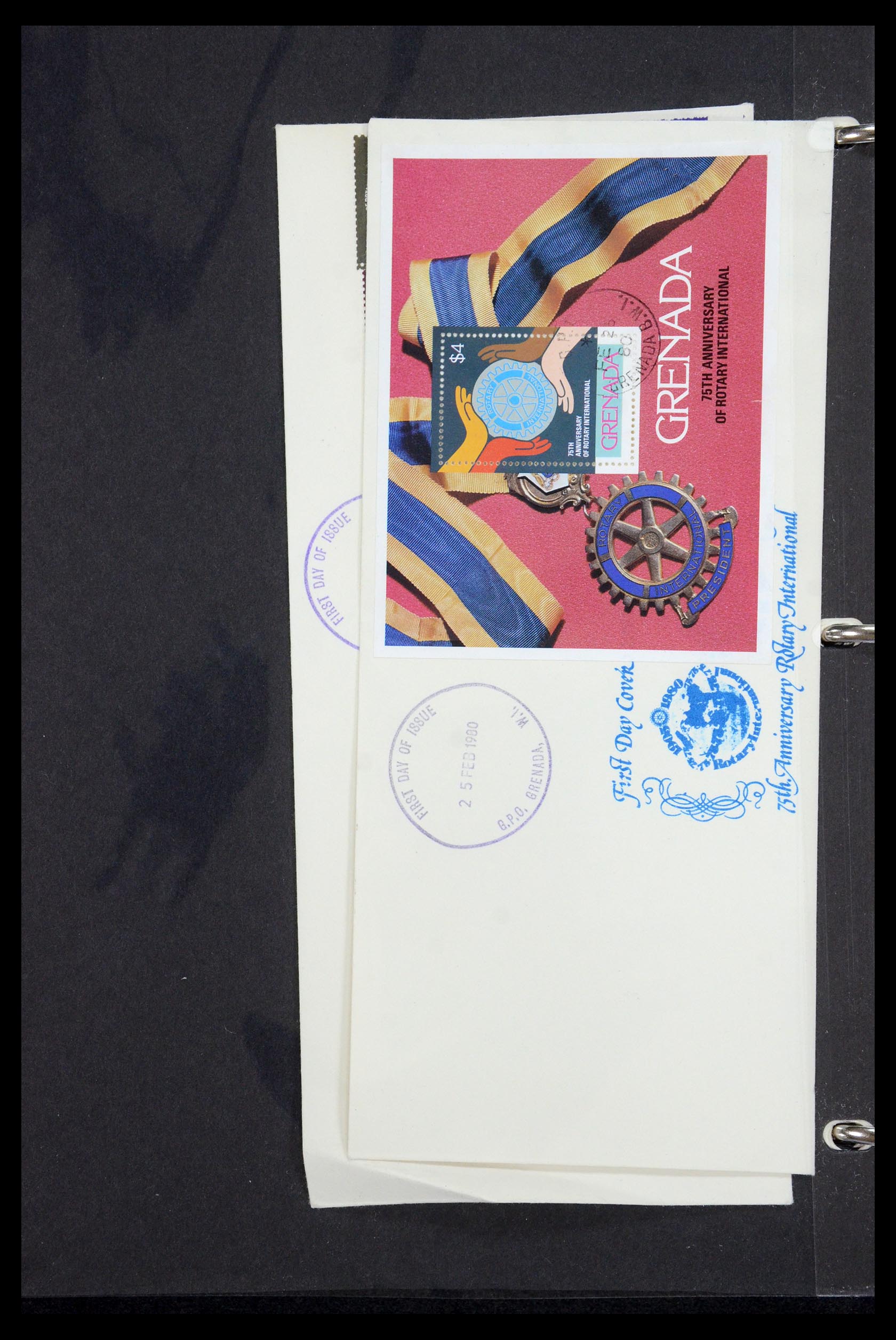 35694 036 - Postzegelverzameling 35694 Motief Rotary 1930-2009.