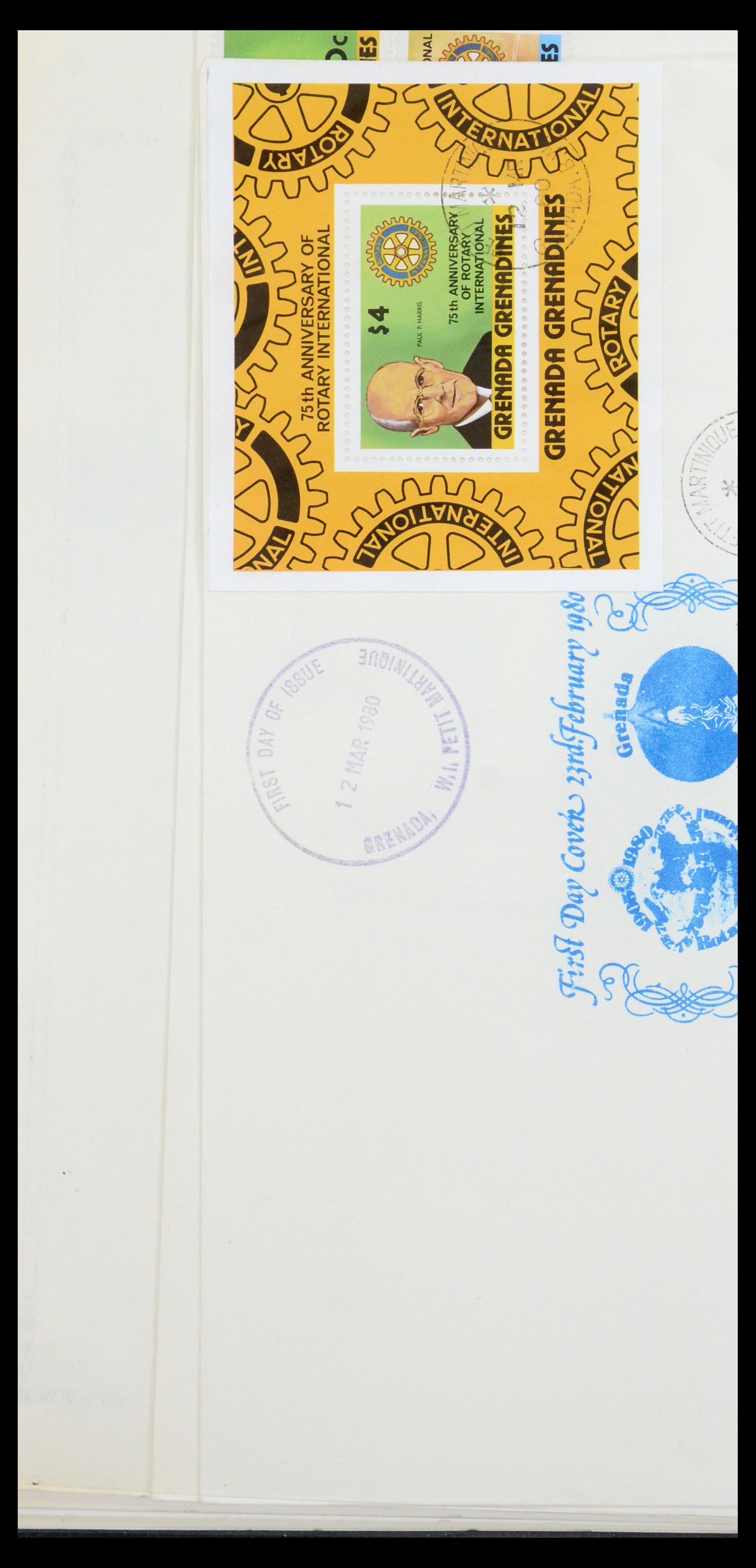 35694 044 - Postzegelverzameling 35694 Motief Rotary 1930-2009.