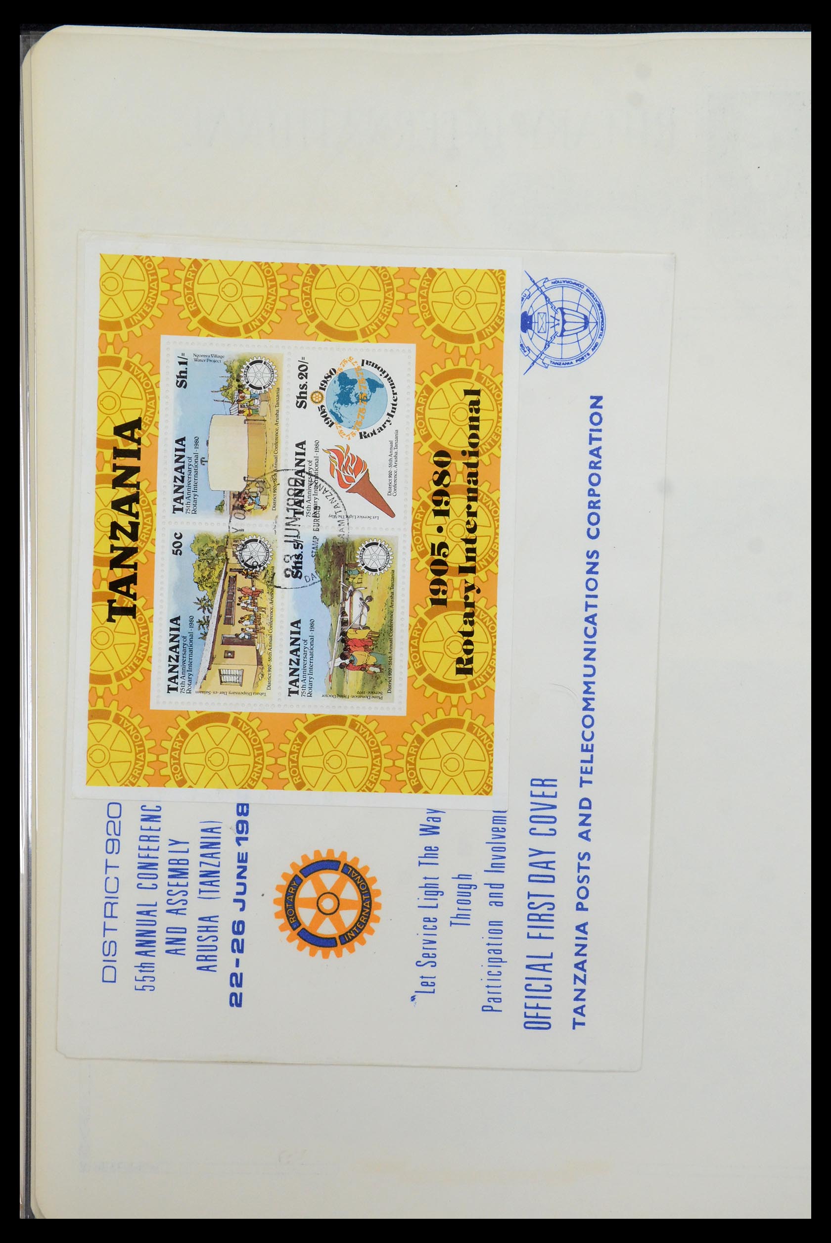35694 050 - Postzegelverzameling 35694 Motief Rotary 1930-2009.