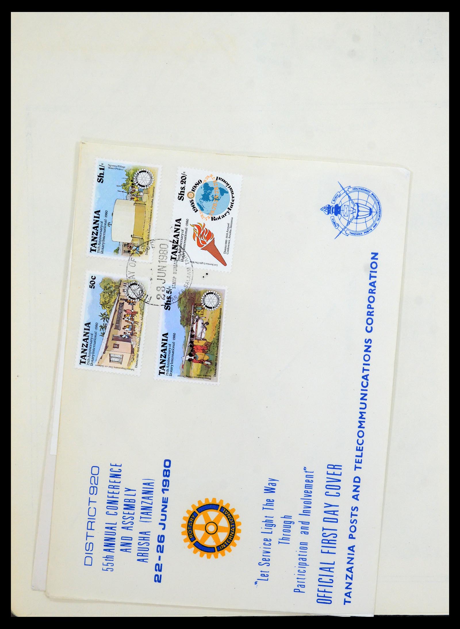 35694 052 - Postzegelverzameling 35694 Motief Rotary 1930-2009.