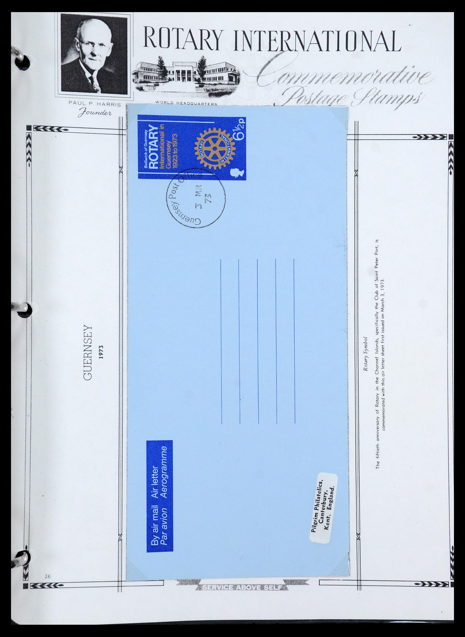 35694 060 - Stamp Collection 35694 Thematics Rotary 1930-2009.