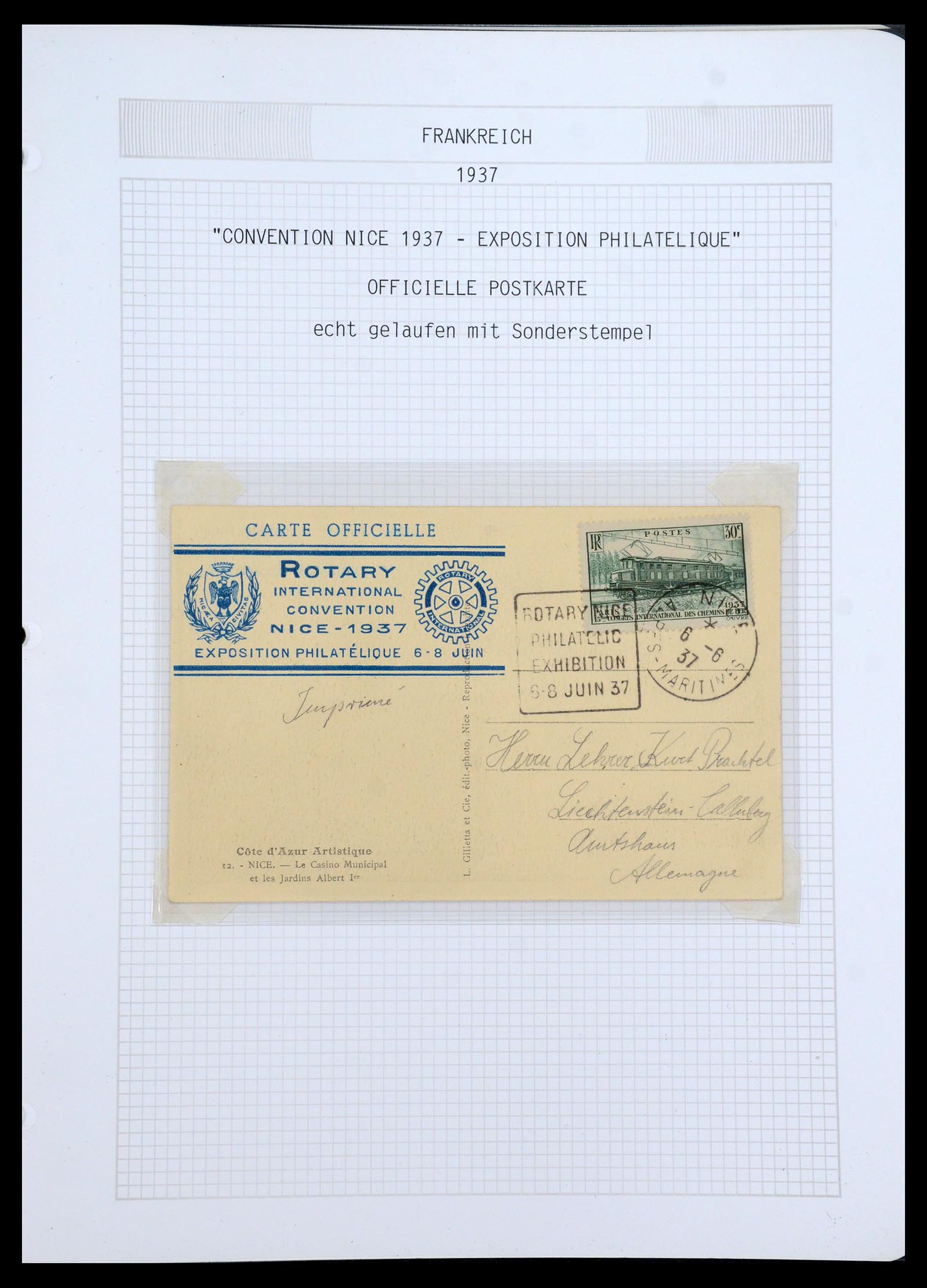 35694 091 - Postzegelverzameling 35694 Motief Rotary 1930-2009.