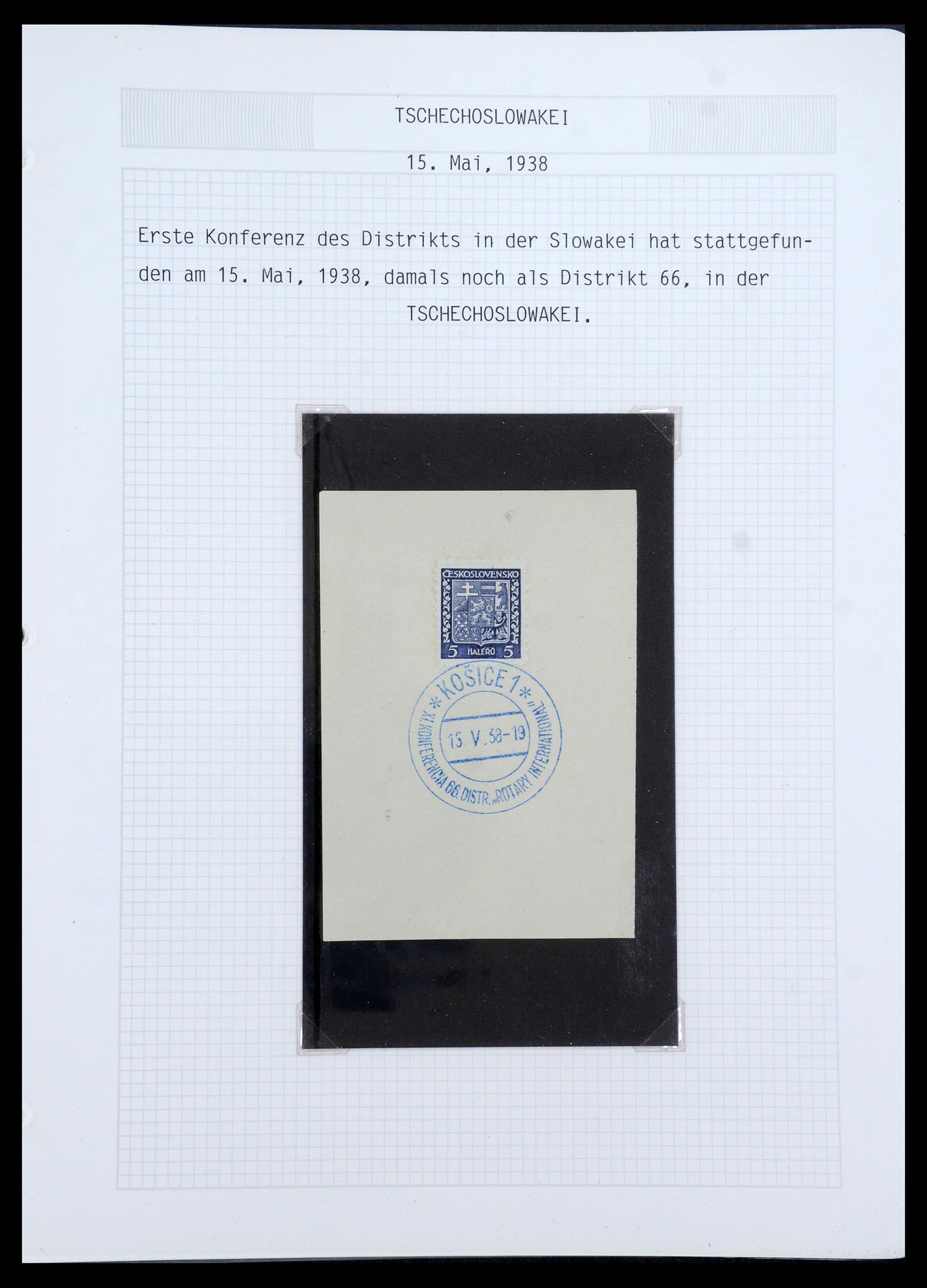 35694 093 - Postzegelverzameling 35694 Motief Rotary 1930-2009.
