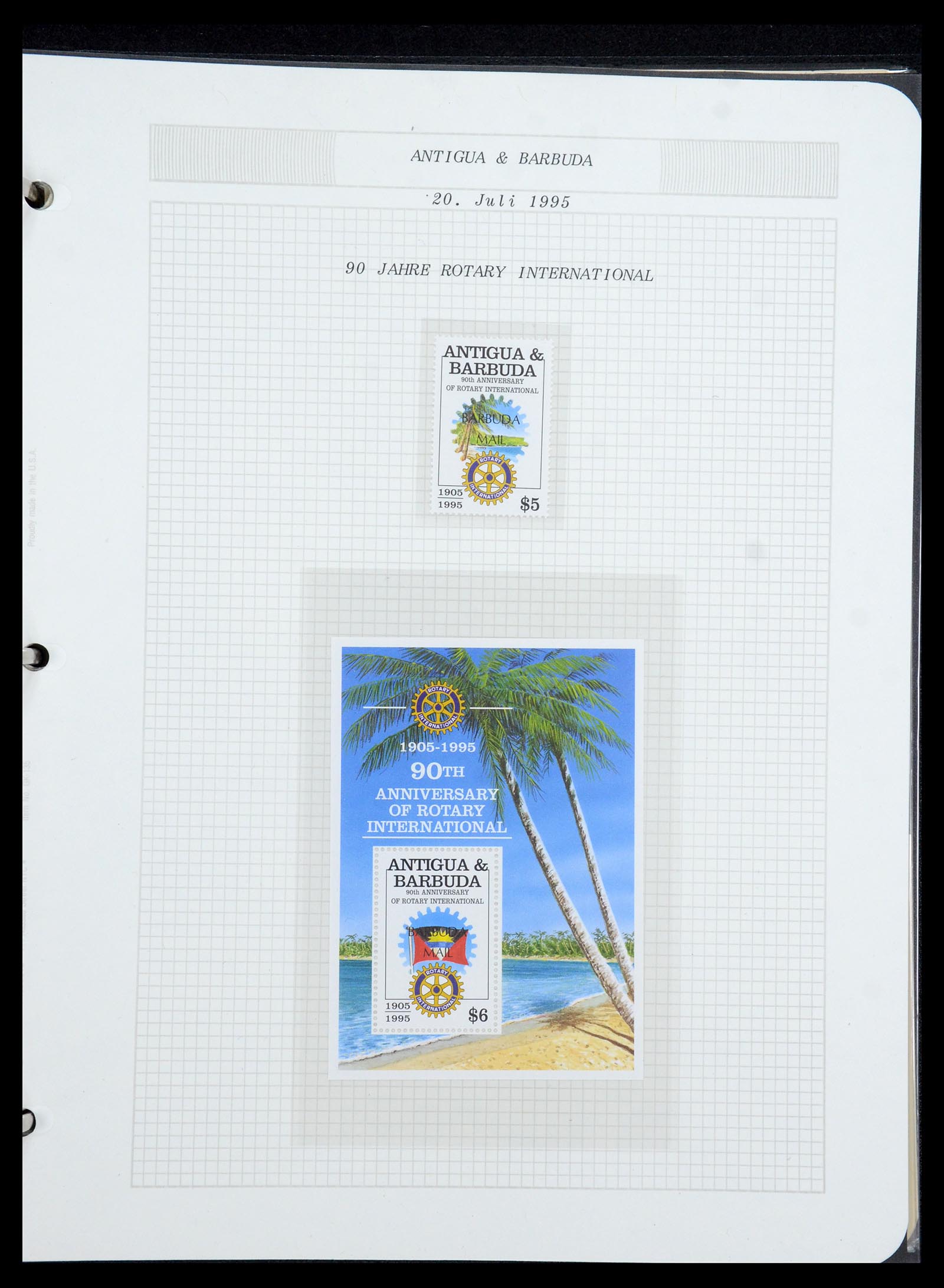 35694 629 - Postzegelverzameling 35694 Motief Rotary 1930-2009.