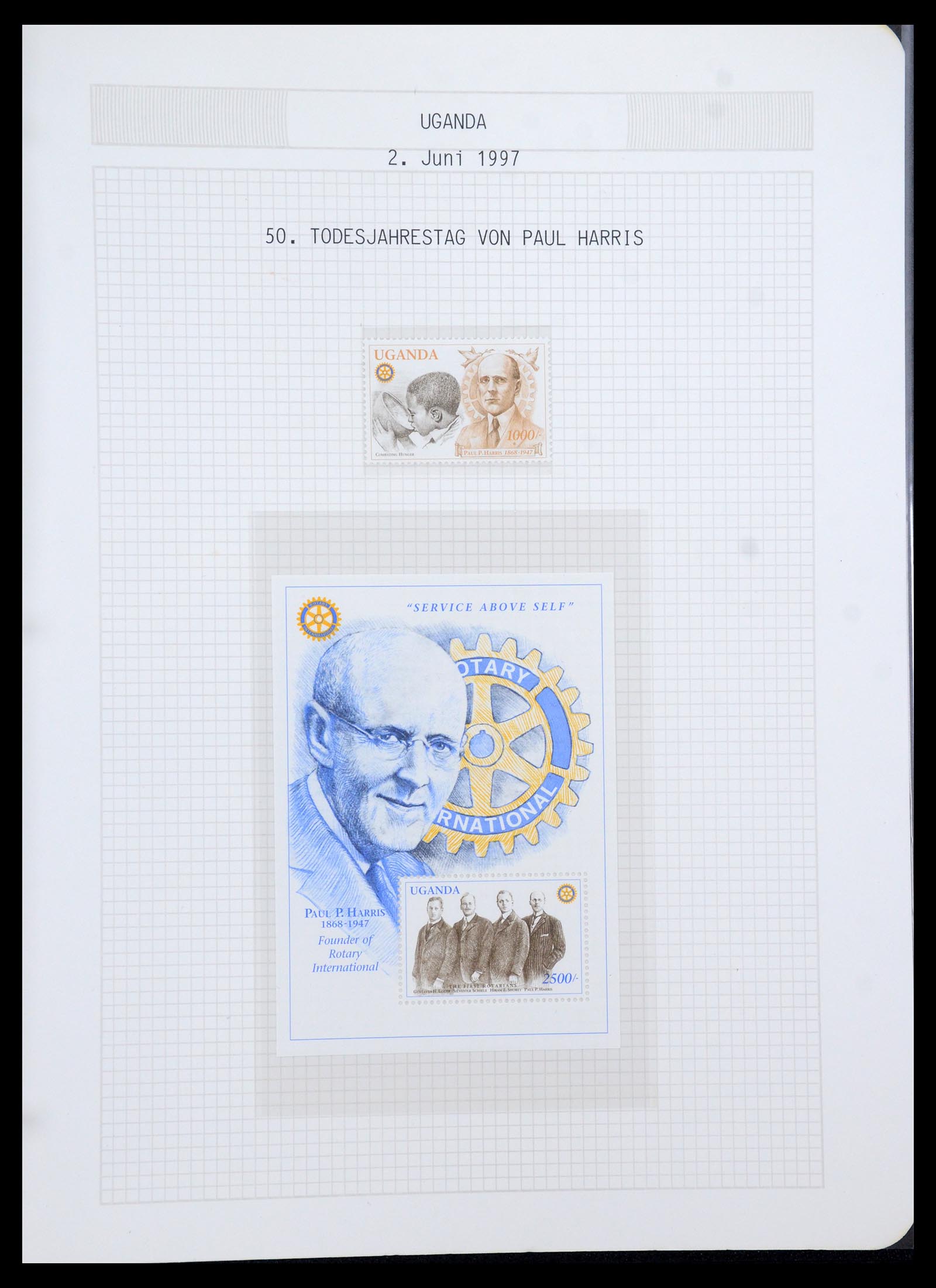 35694 647 - Postzegelverzameling 35694 Motief Rotary 1930-2009.