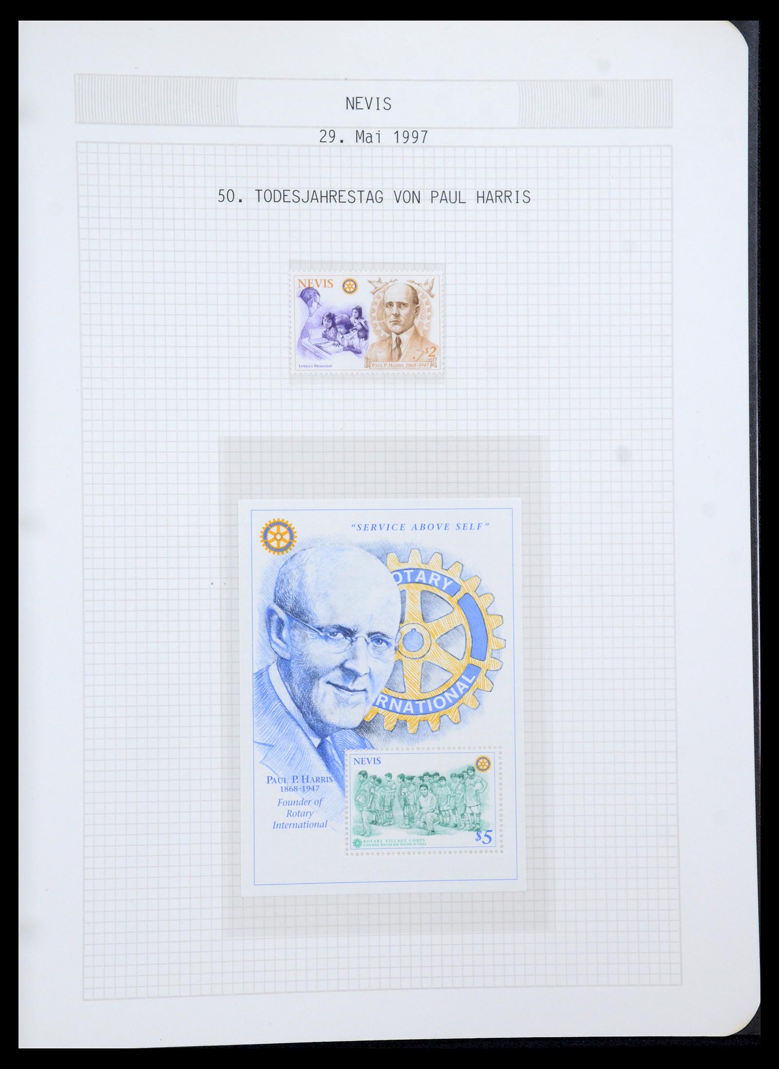 35694 649 - Postzegelverzameling 35694 Motief Rotary 1930-2009.