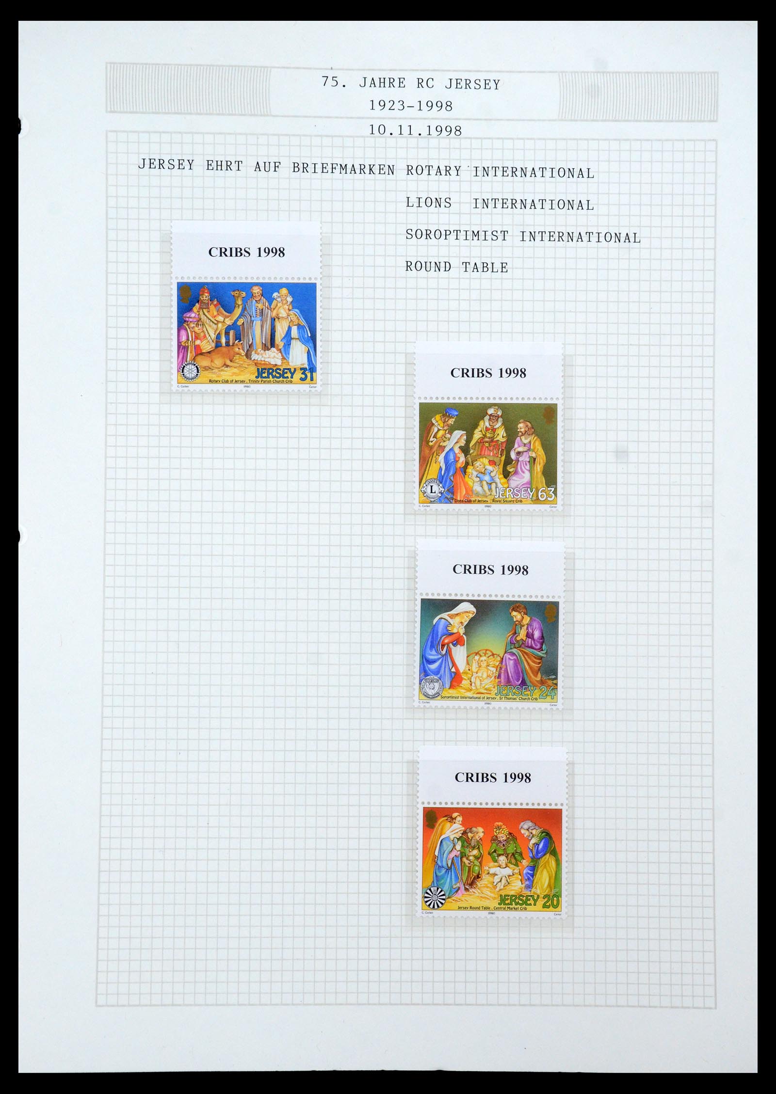 35694 656 - Postzegelverzameling 35694 Motief Rotary 1930-2009.