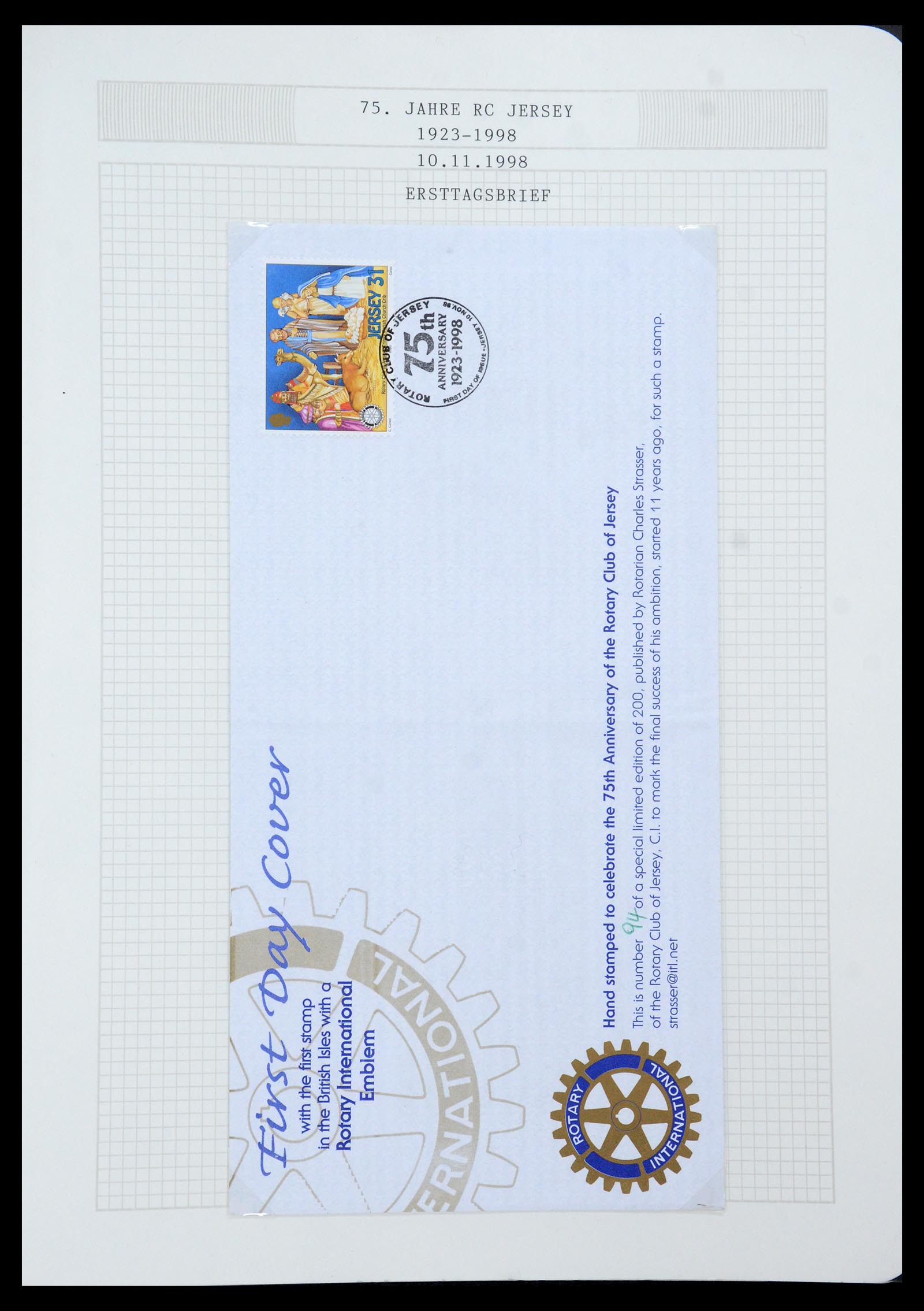 35694 657 - Postzegelverzameling 35694 Motief Rotary 1930-2009.
