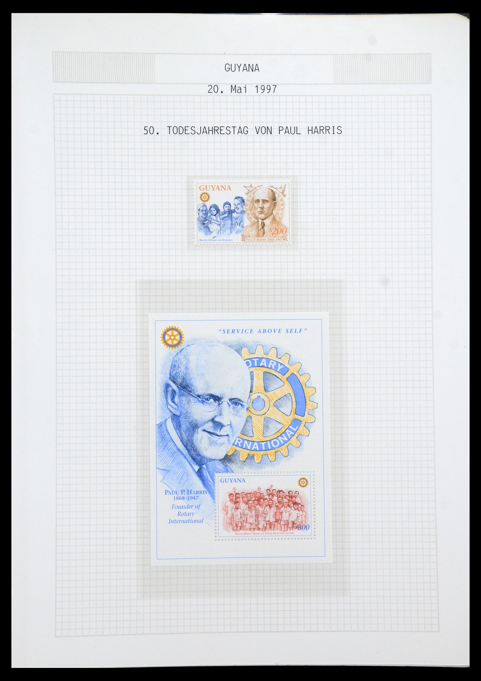 35694 659 - Postzegelverzameling 35694 Motief Rotary 1930-2009.