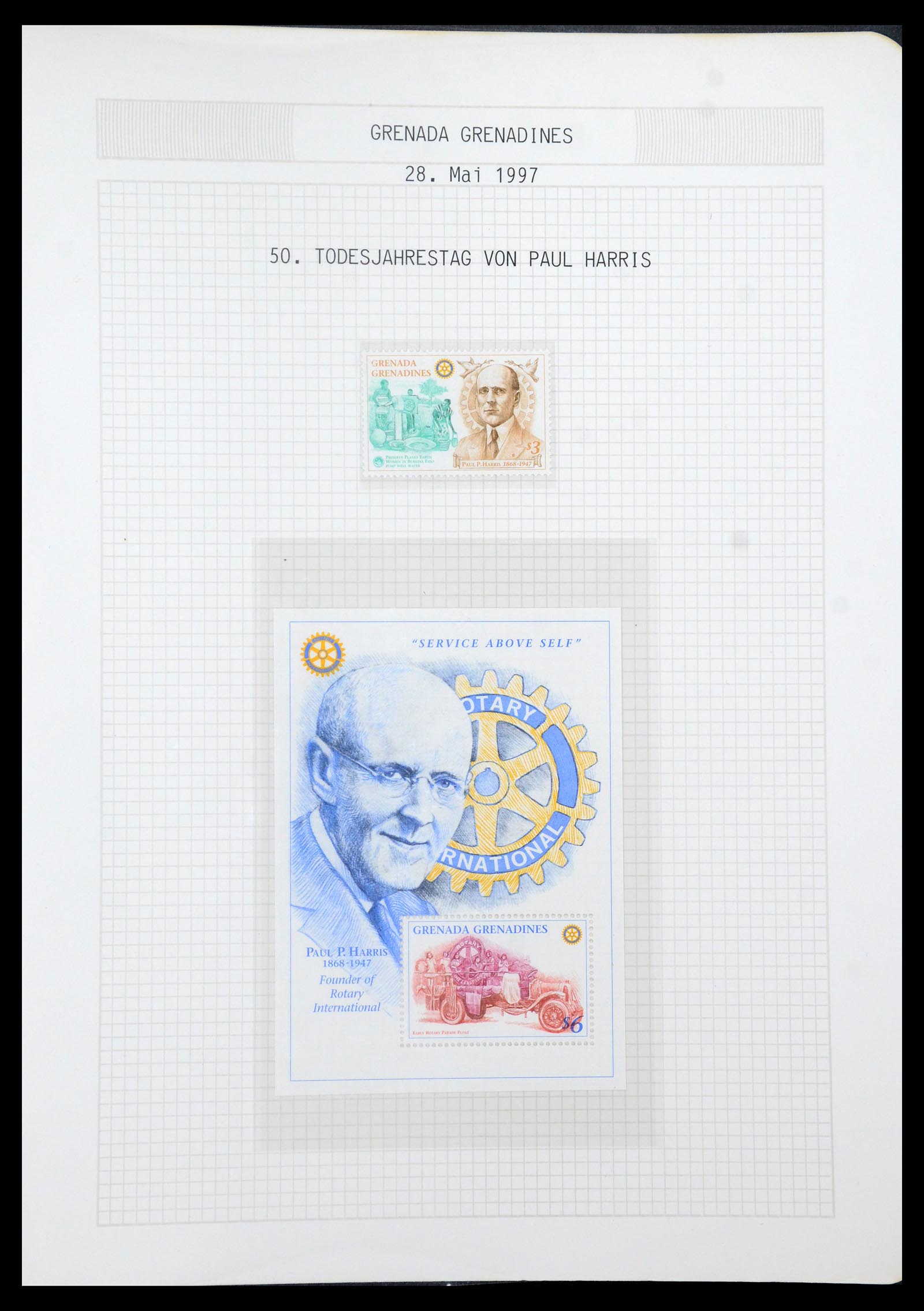 35694 660 - Postzegelverzameling 35694 Motief Rotary 1930-2009.