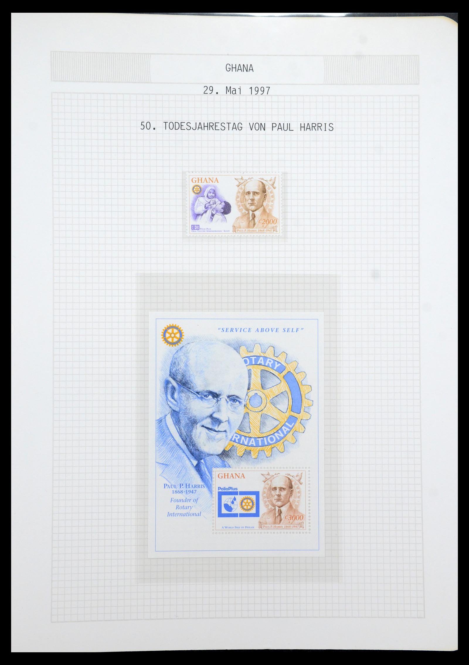 35694 661 - Postzegelverzameling 35694 Motief Rotary 1930-2009.