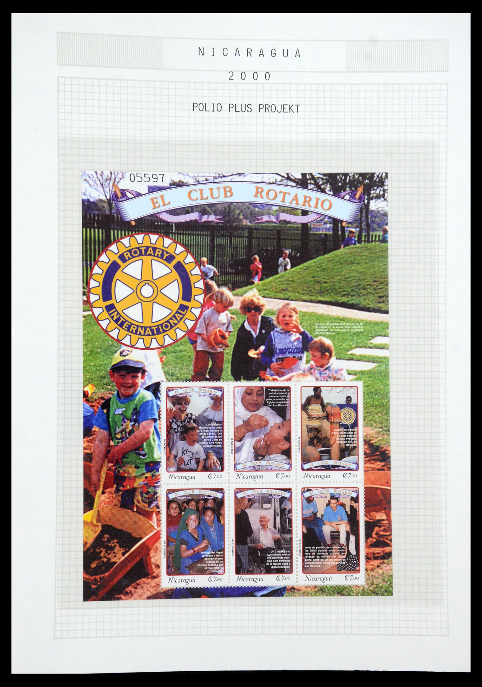 35694 675 - Postzegelverzameling 35694 Motief Rotary 1930-2009.