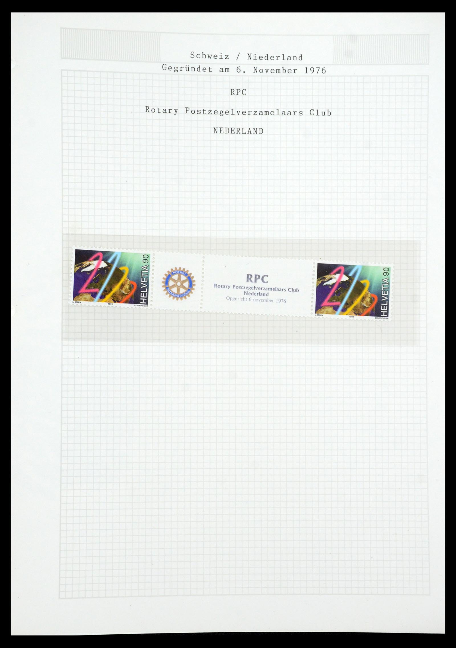 35694 678 - Postzegelverzameling 35694 Motief Rotary 1930-2009.