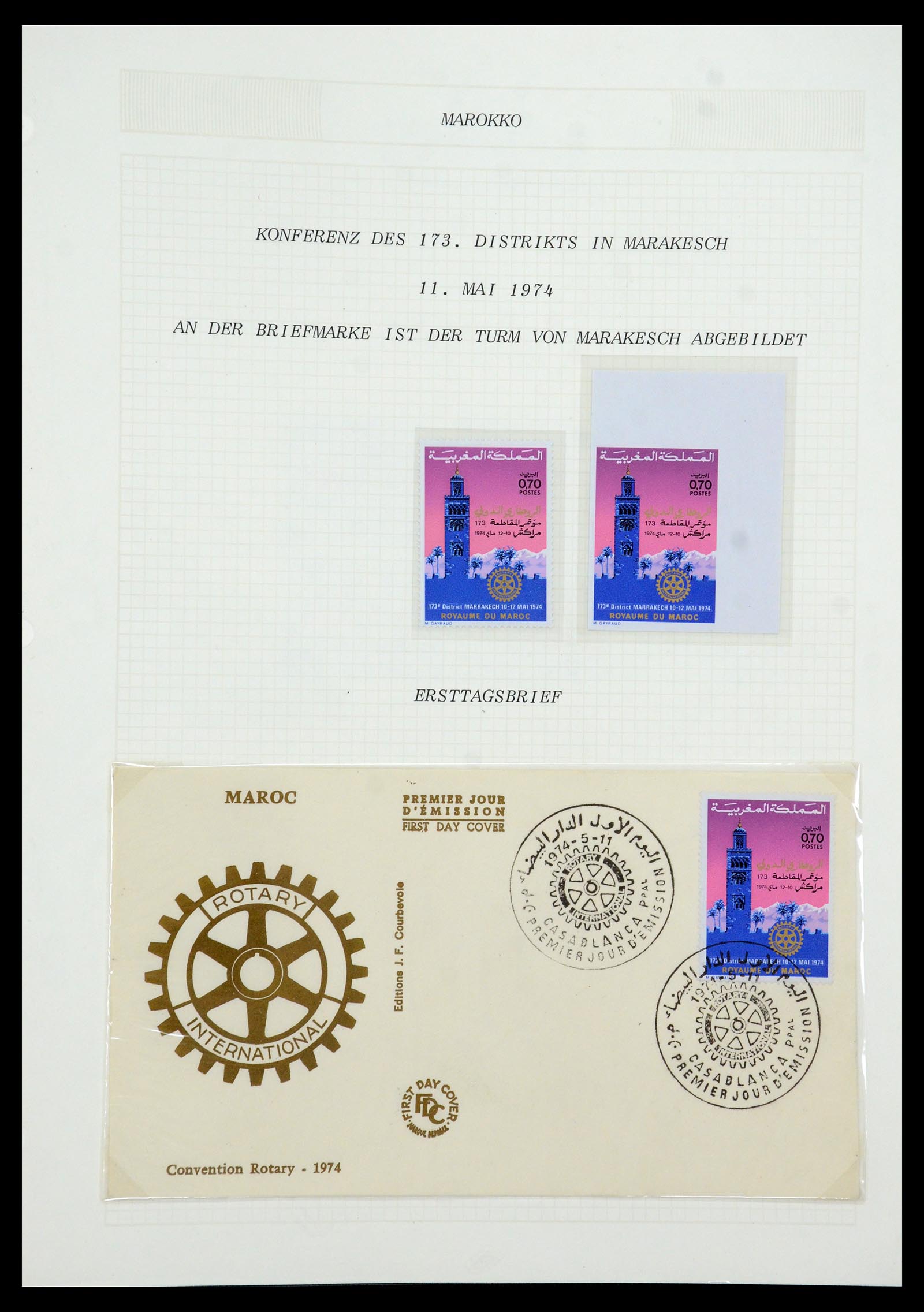 35694 679 - Postzegelverzameling 35694 Motief Rotary 1930-2009.