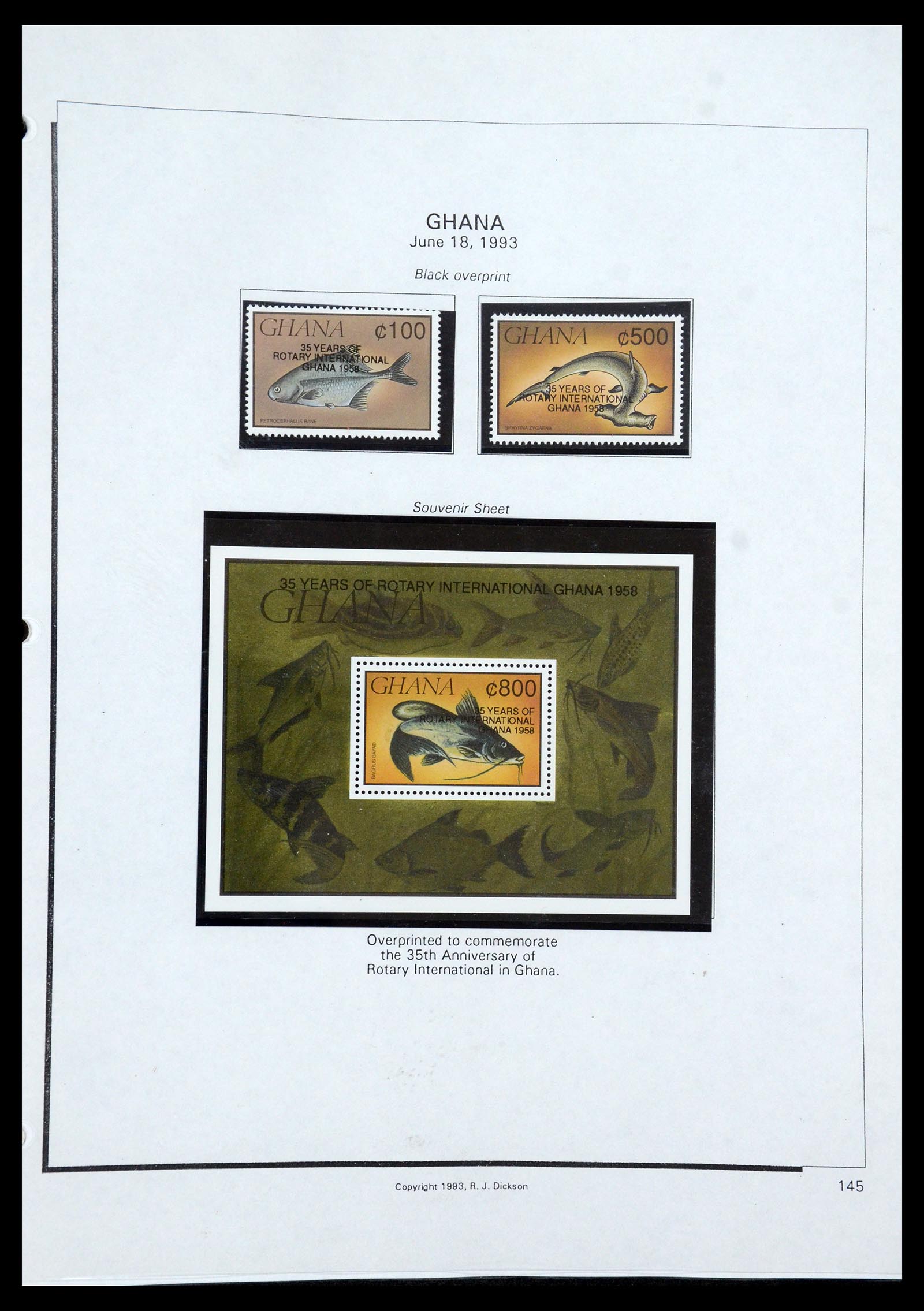 35694 682 - Postzegelverzameling 35694 Motief Rotary 1930-2009.