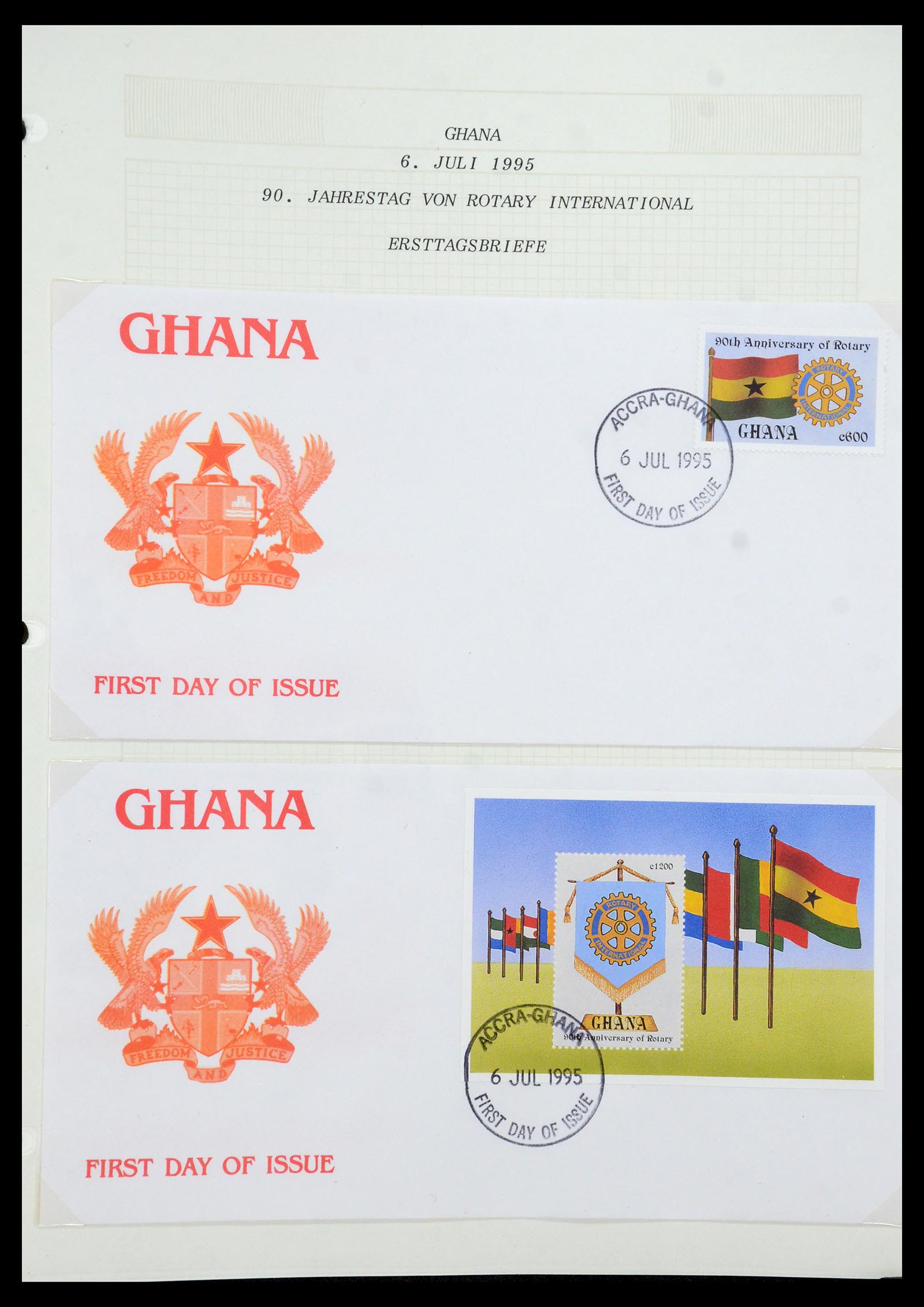 35694 684 - Postzegelverzameling 35694 Motief Rotary 1930-2009.