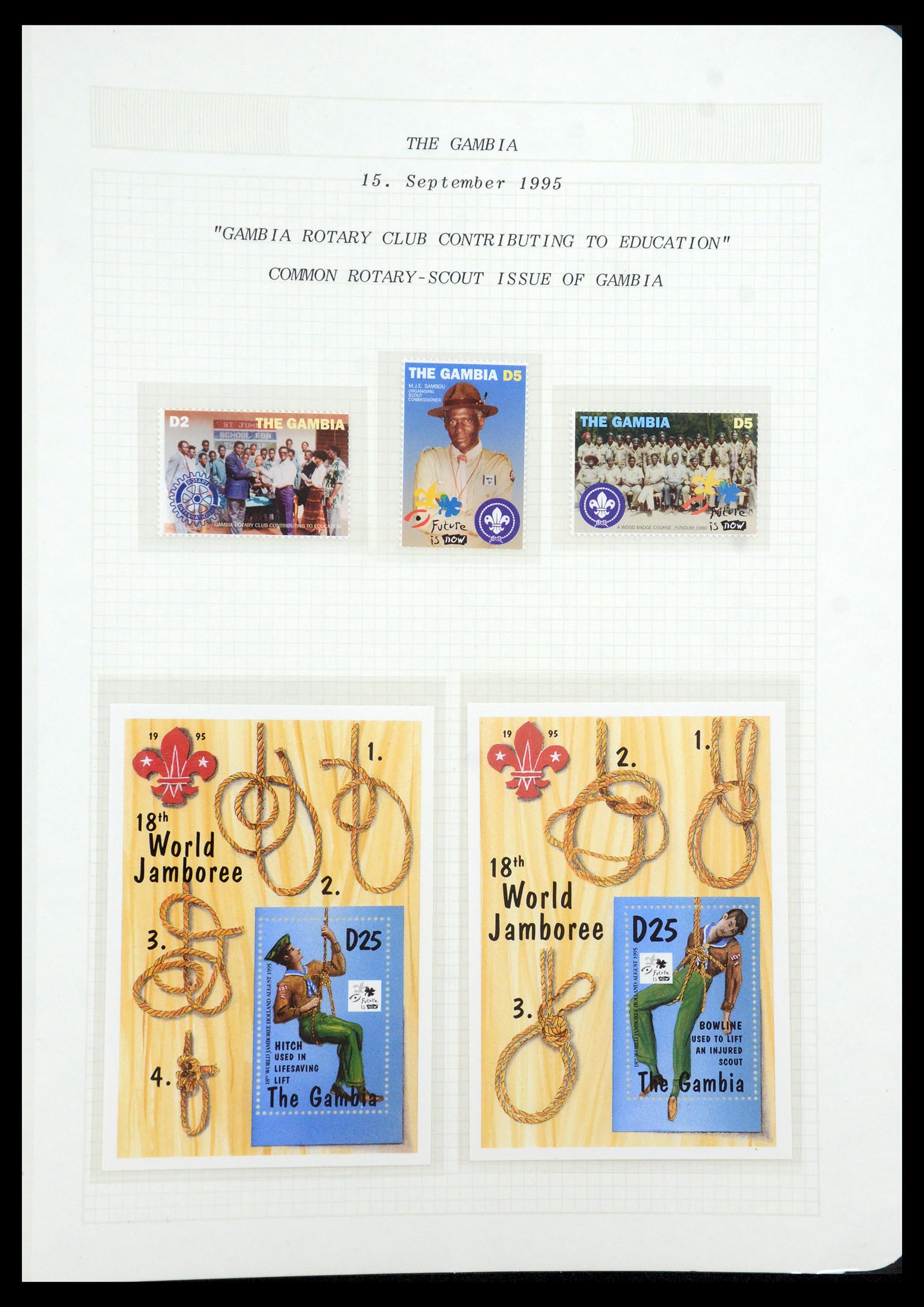 35694 690 - Postzegelverzameling 35694 Motief Rotary 1930-2009.