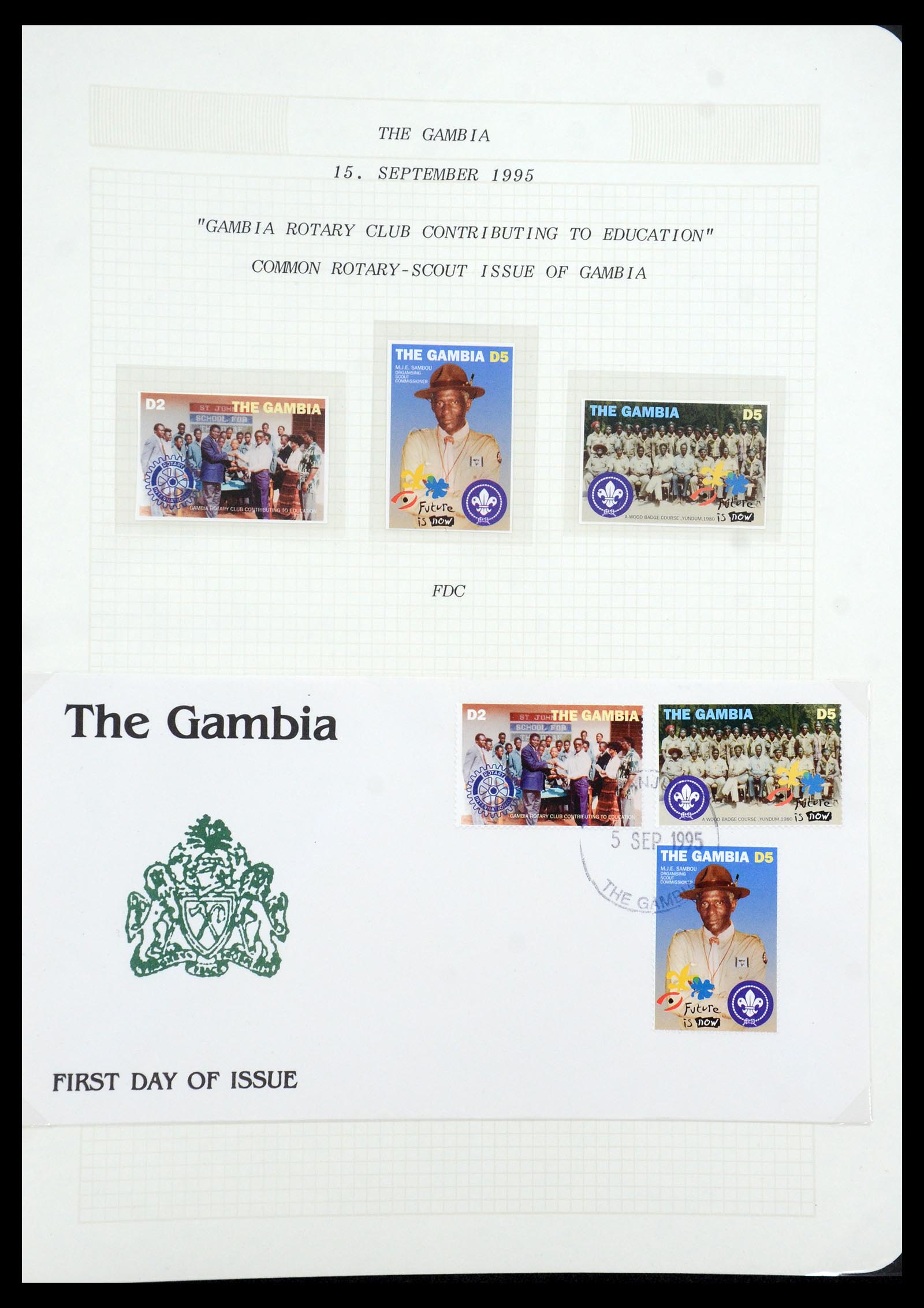 35694 691 - Postzegelverzameling 35694 Motief Rotary 1930-2009.