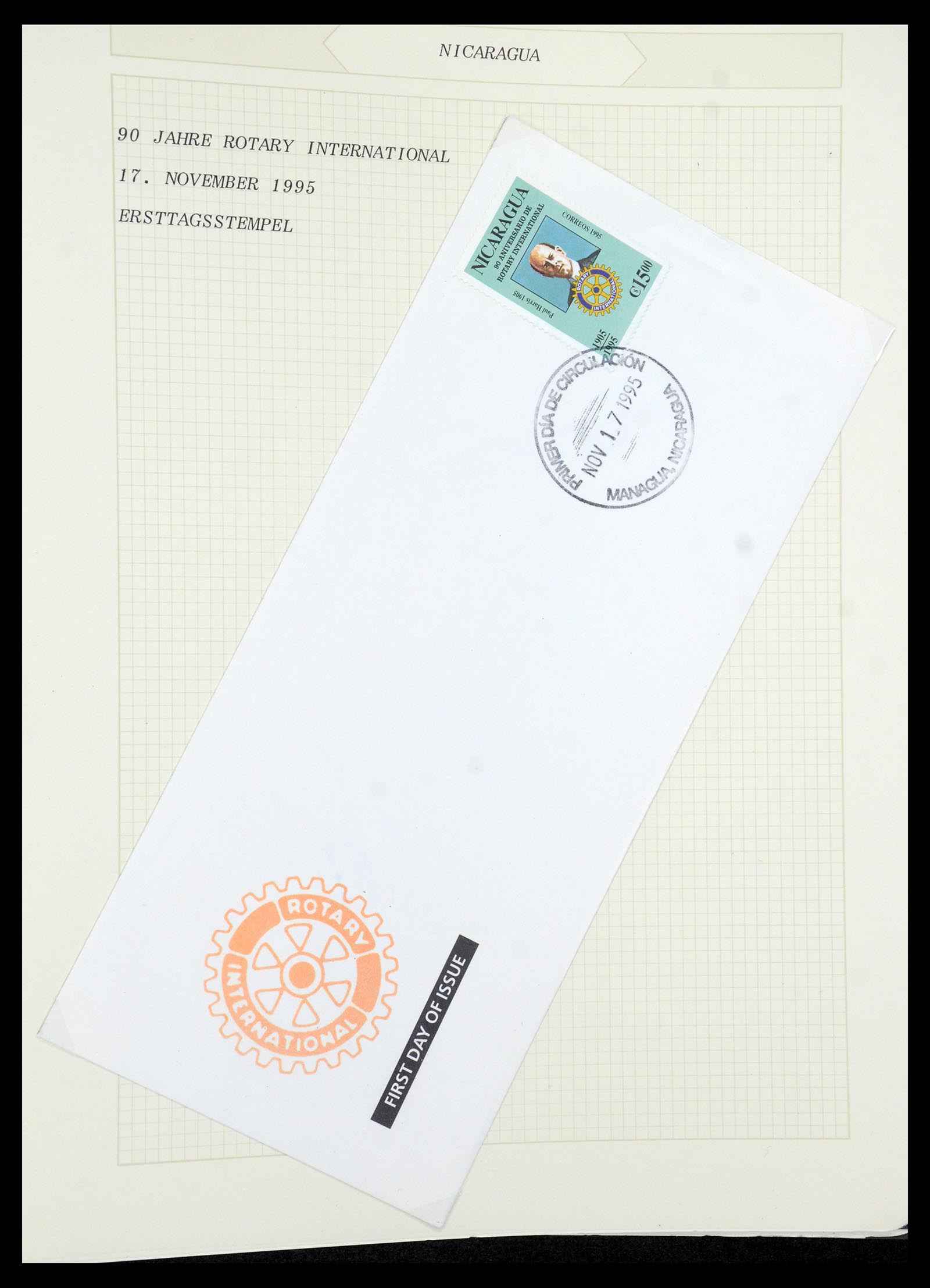 35694 694 - Postzegelverzameling 35694 Motief Rotary 1930-2009.