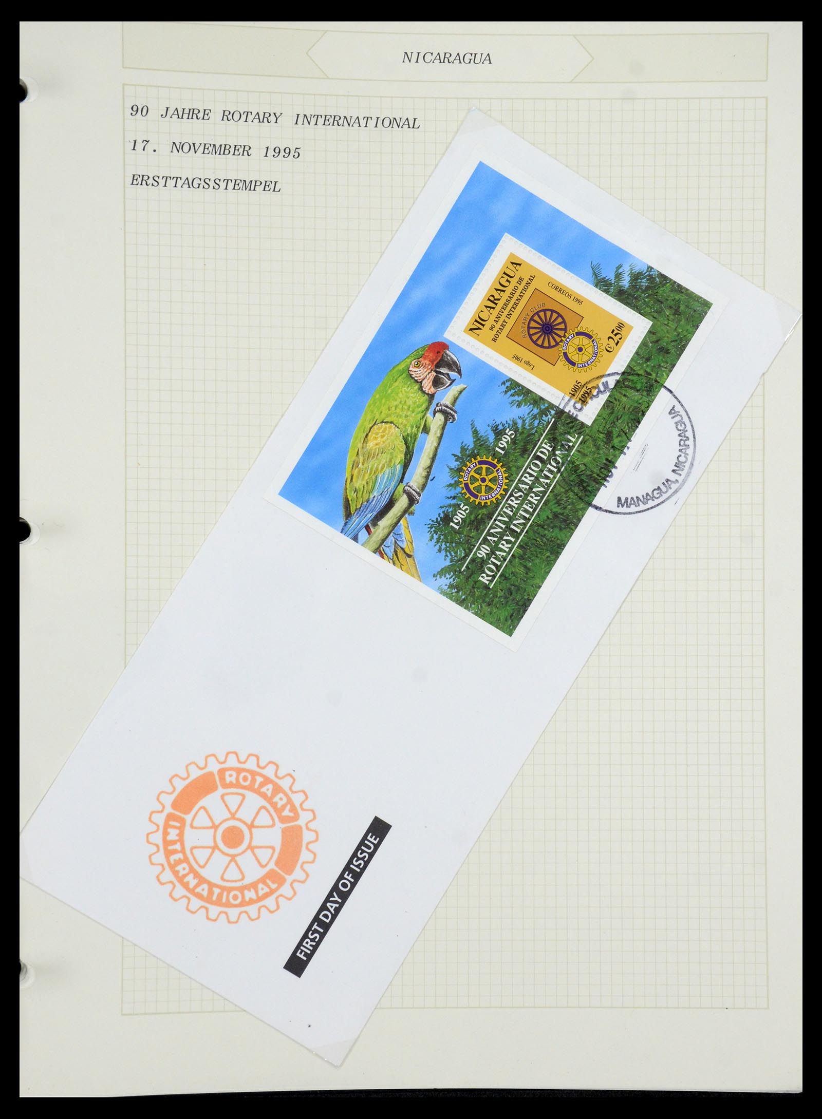 35694 696 - Postzegelverzameling 35694 Motief Rotary 1930-2009.