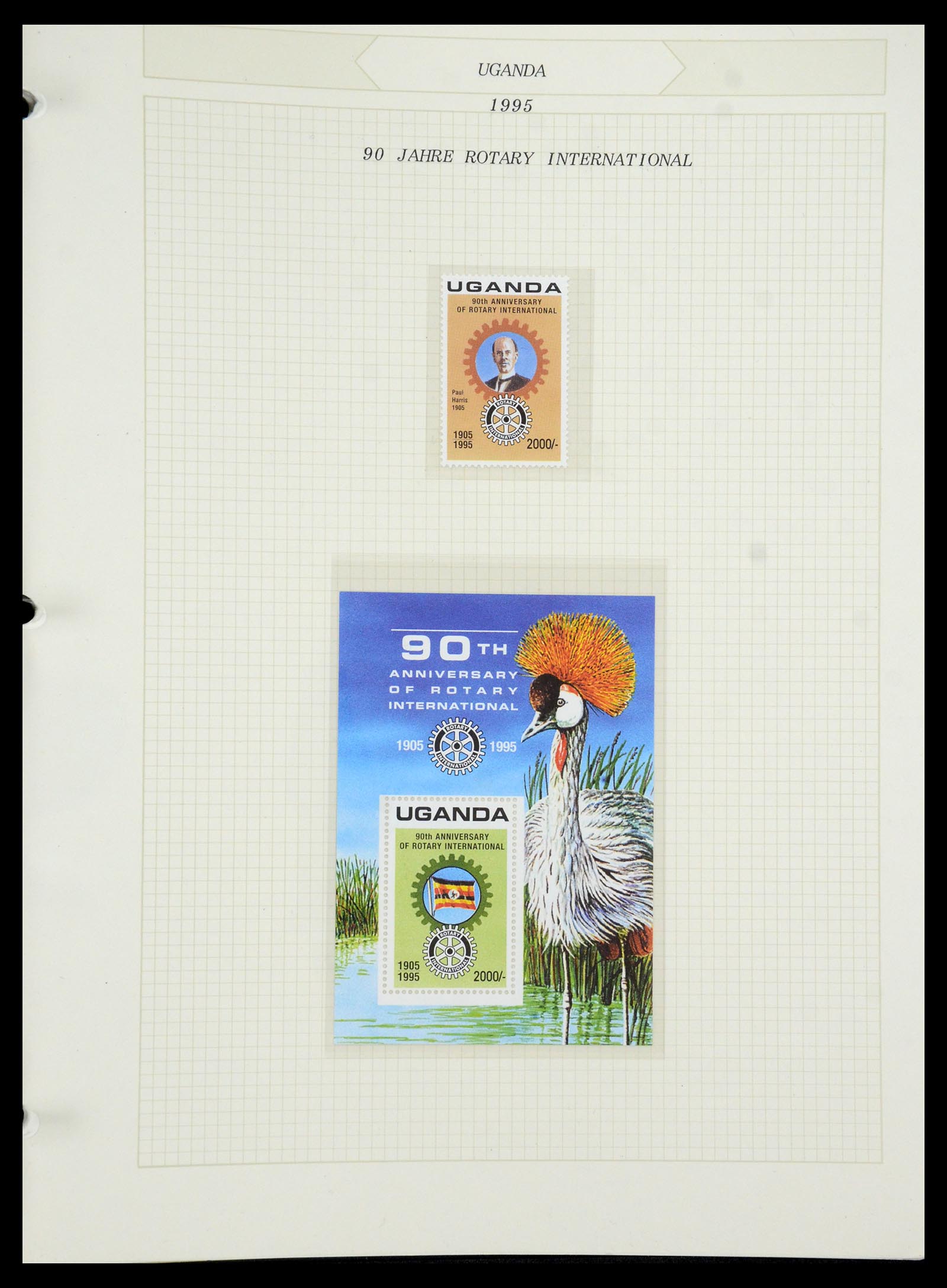 35694 697 - Postzegelverzameling 35694 Motief Rotary 1930-2009.
