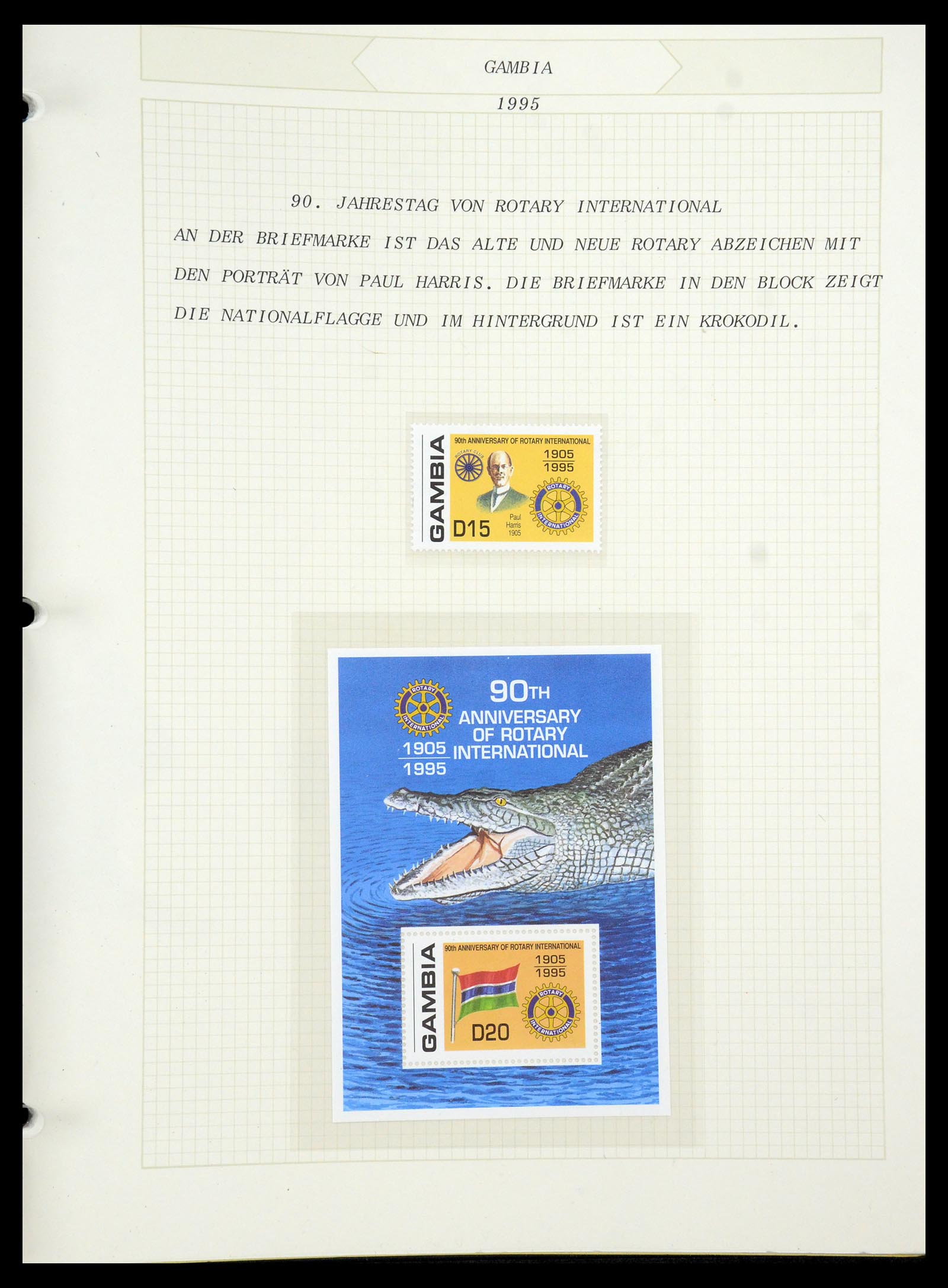 35694 699 - Postzegelverzameling 35694 Motief Rotary 1930-2009.