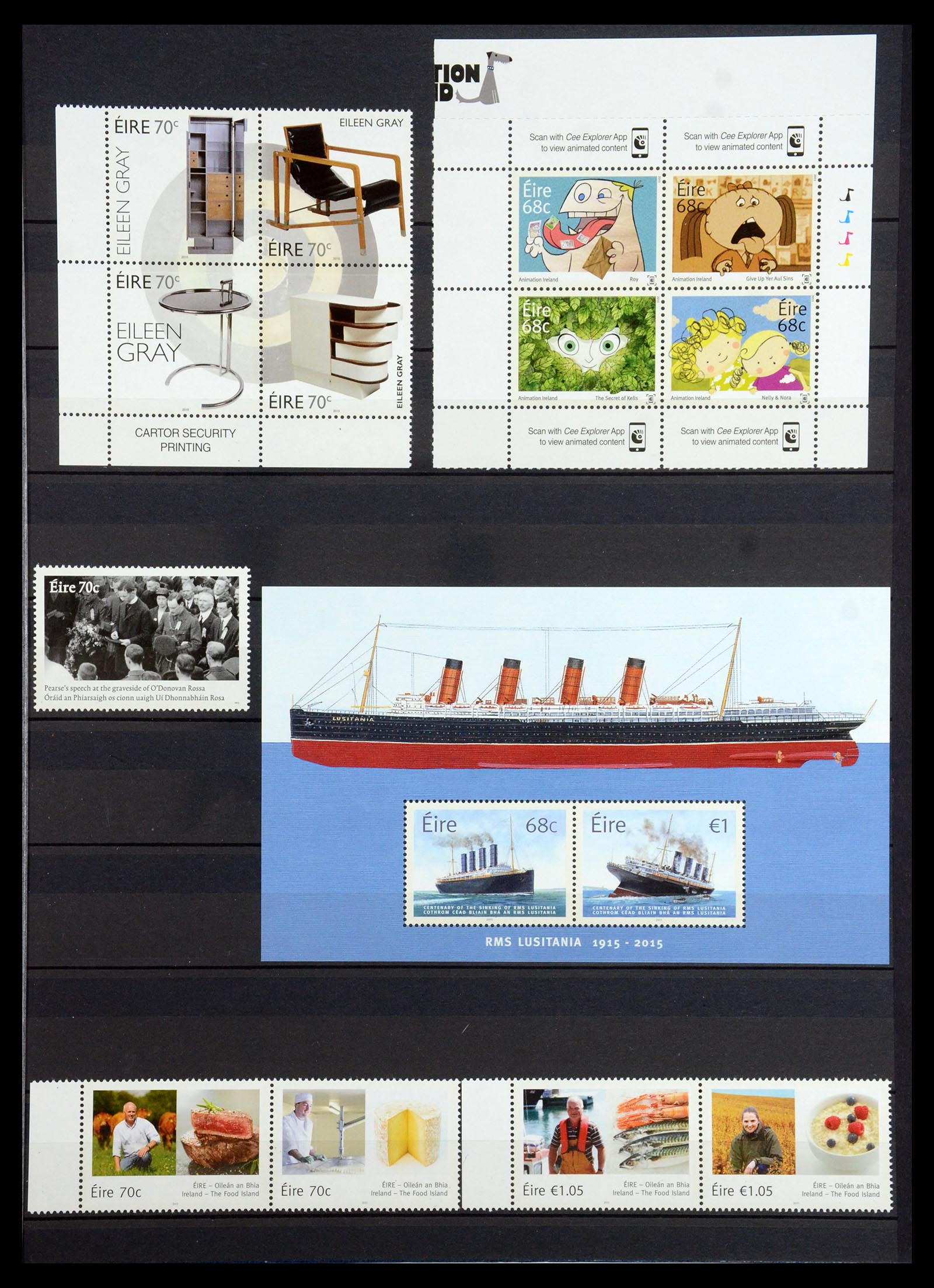 35695 015 - Postzegelverzameling 35695 Ierland 1922-2020!!!