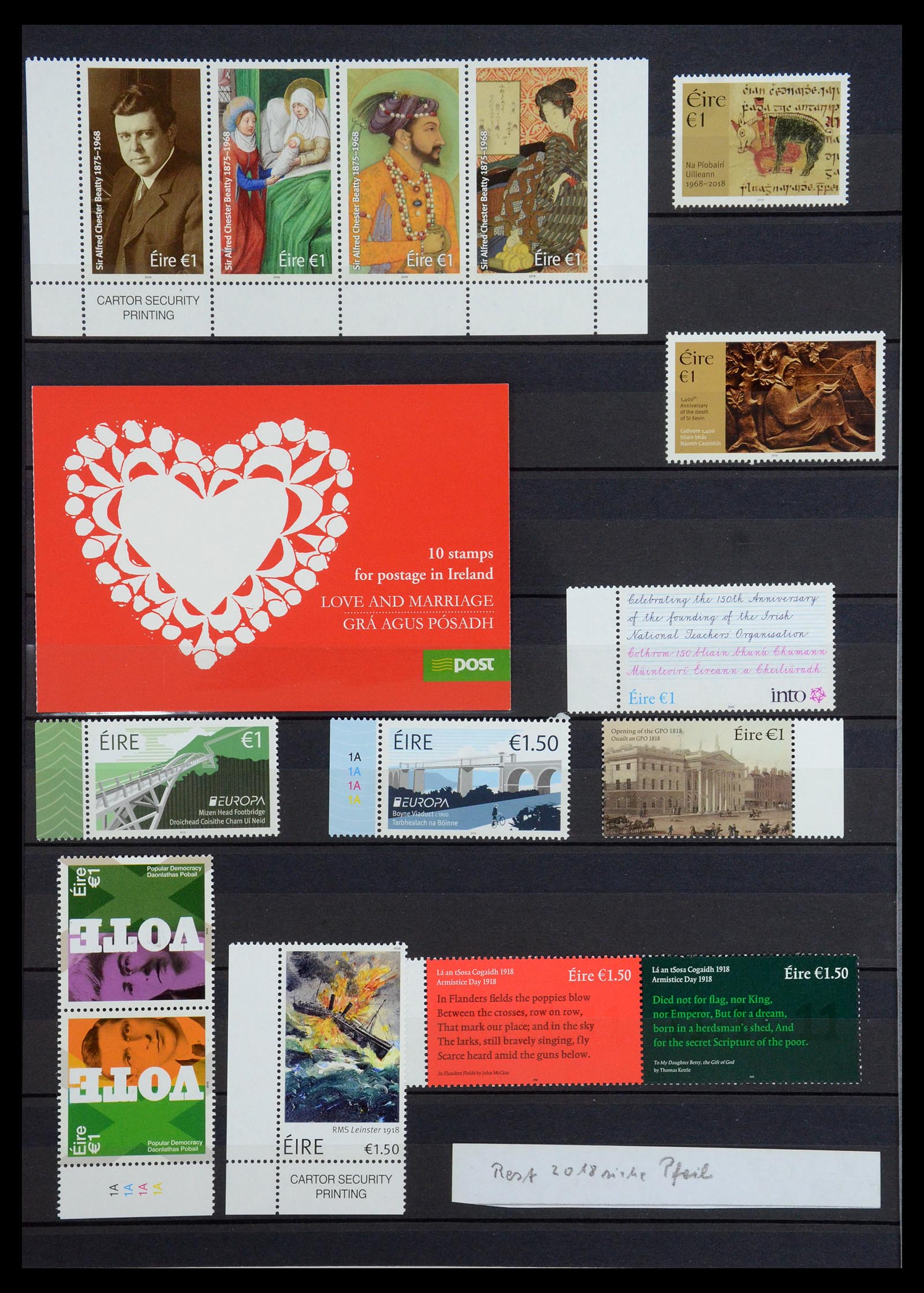 35695 031 - Postzegelverzameling 35695 Ierland 1922-2020!!!