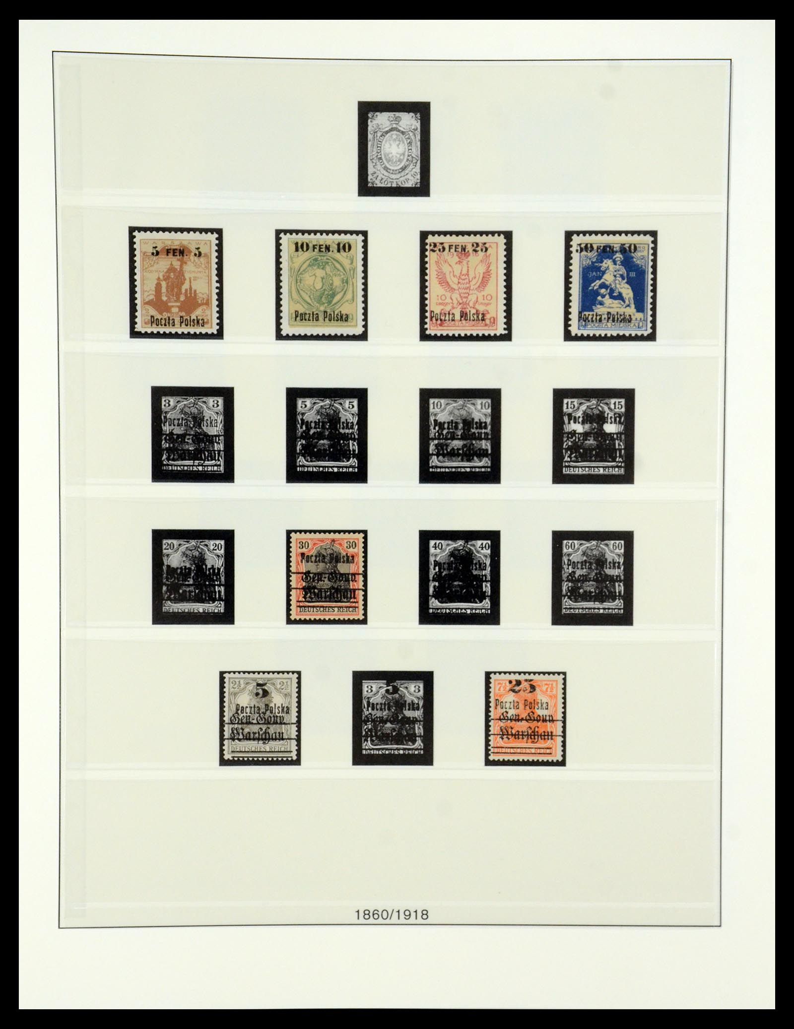 35696 001 - Postzegelverzameling 35696 Polen 1918-1997.