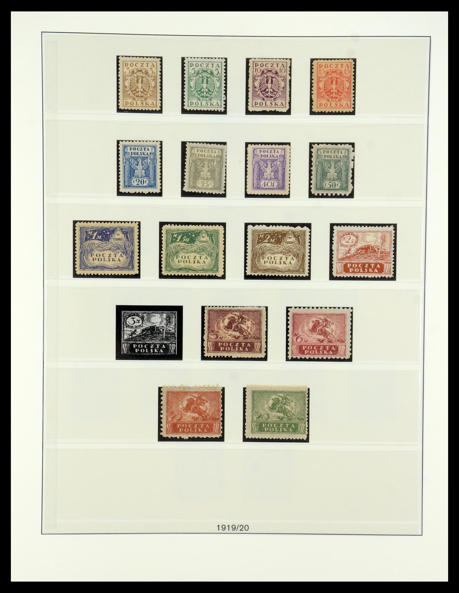 35696 006 - Postzegelverzameling 35696 Polen 1918-1997.