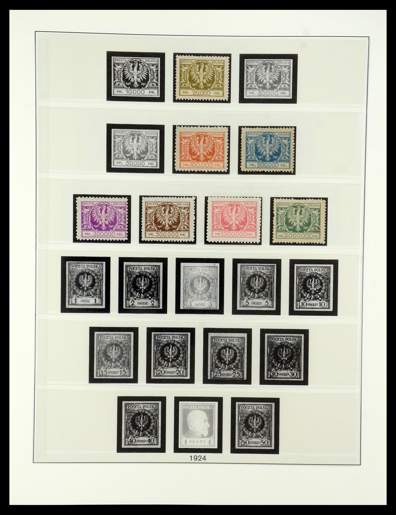 35696 012 - Postzegelverzameling 35696 Polen 1918-1997.