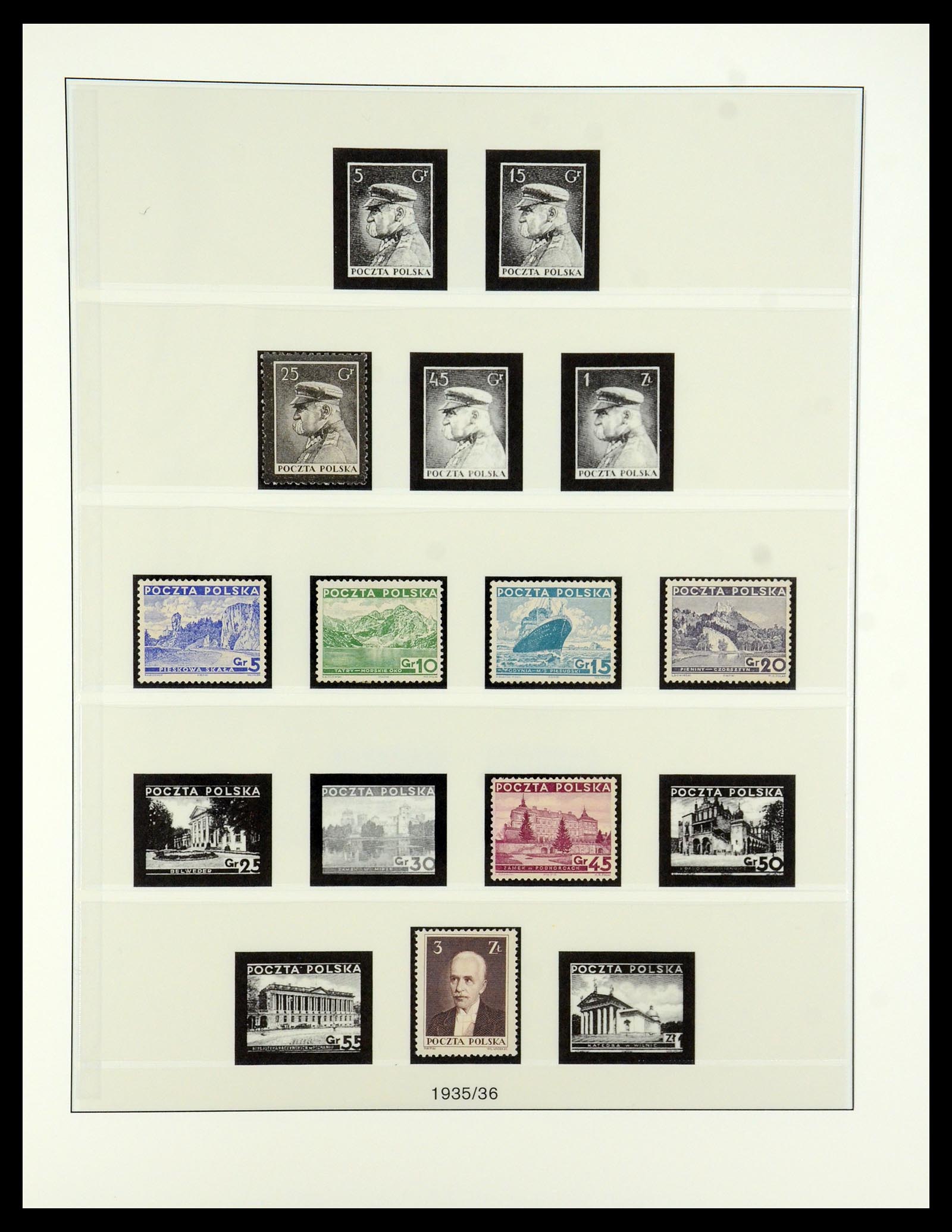 35696 017 - Postzegelverzameling 35696 Polen 1918-1997.