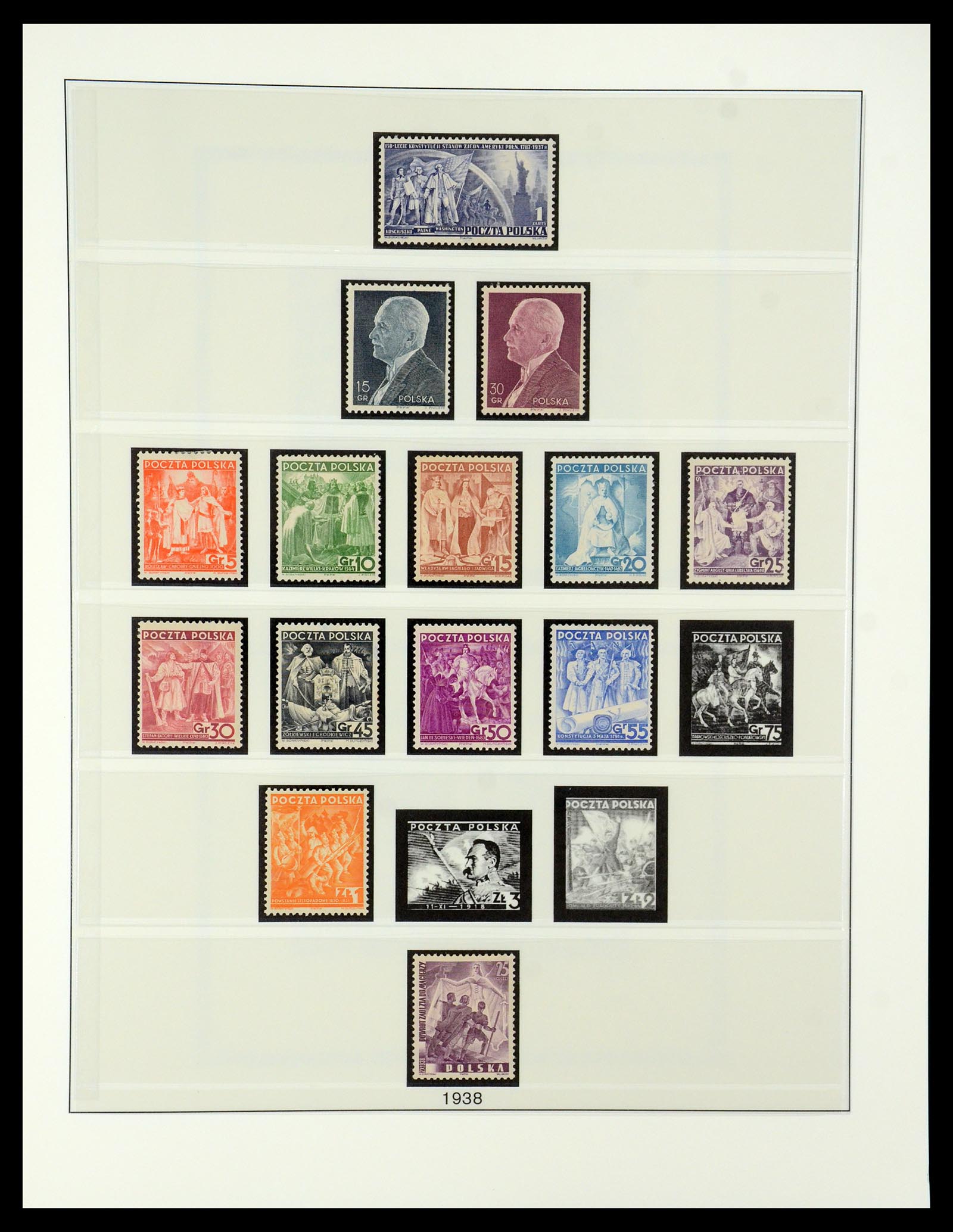 35696 019 - Postzegelverzameling 35696 Polen 1918-1997.