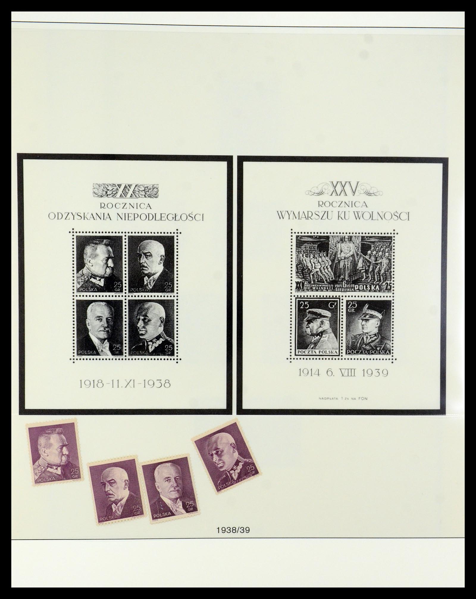 35696 020 - Postzegelverzameling 35696 Polen 1918-1997.