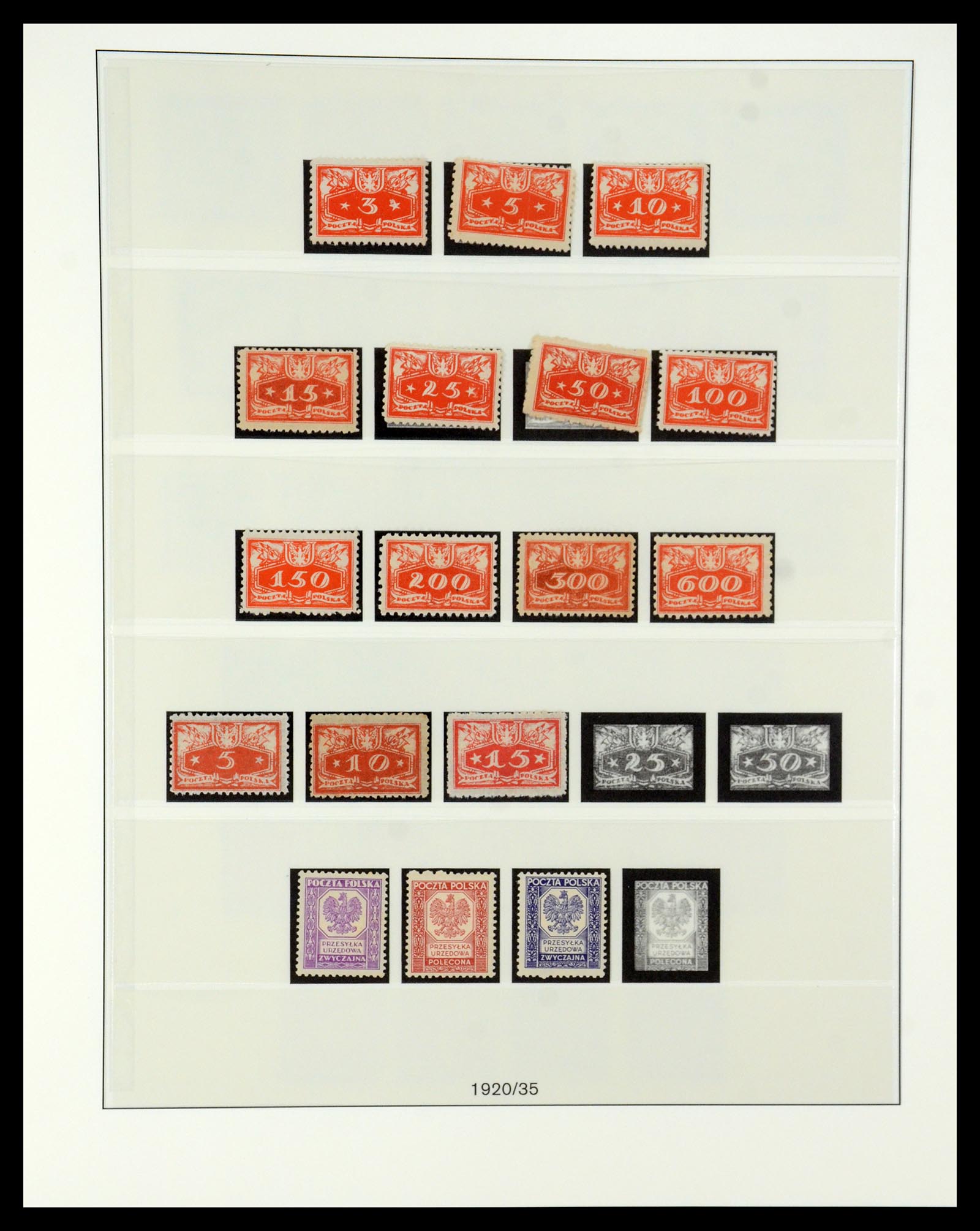 35696 022 - Postzegelverzameling 35696 Polen 1918-1997.