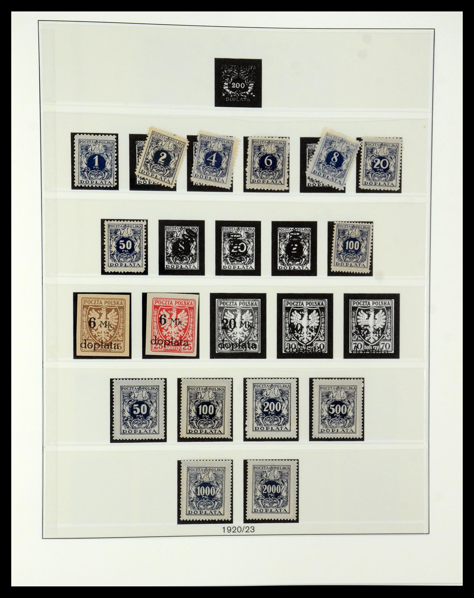 35696 024 - Postzegelverzameling 35696 Polen 1918-1997.