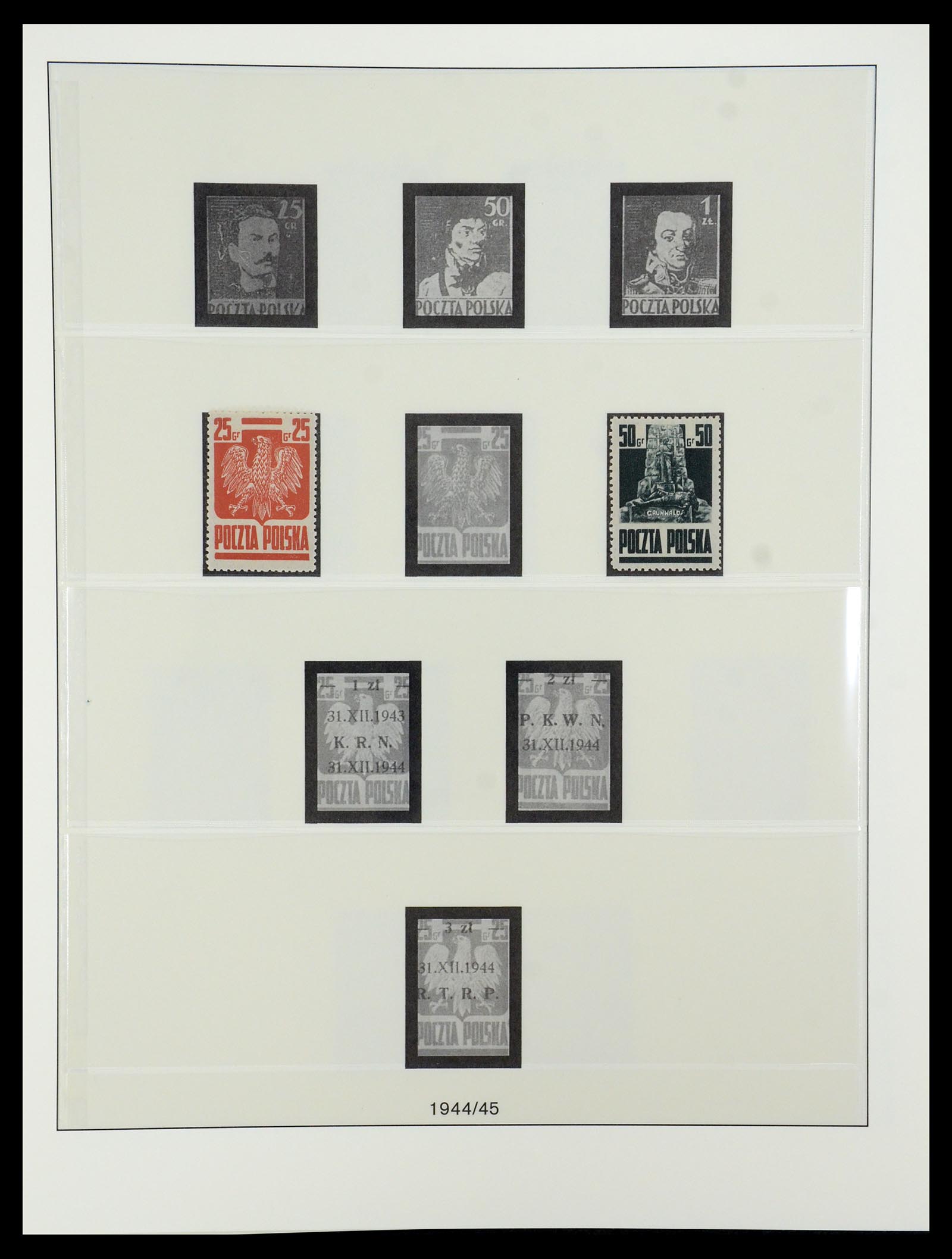 35696 025 - Postzegelverzameling 35696 Polen 1918-1997.