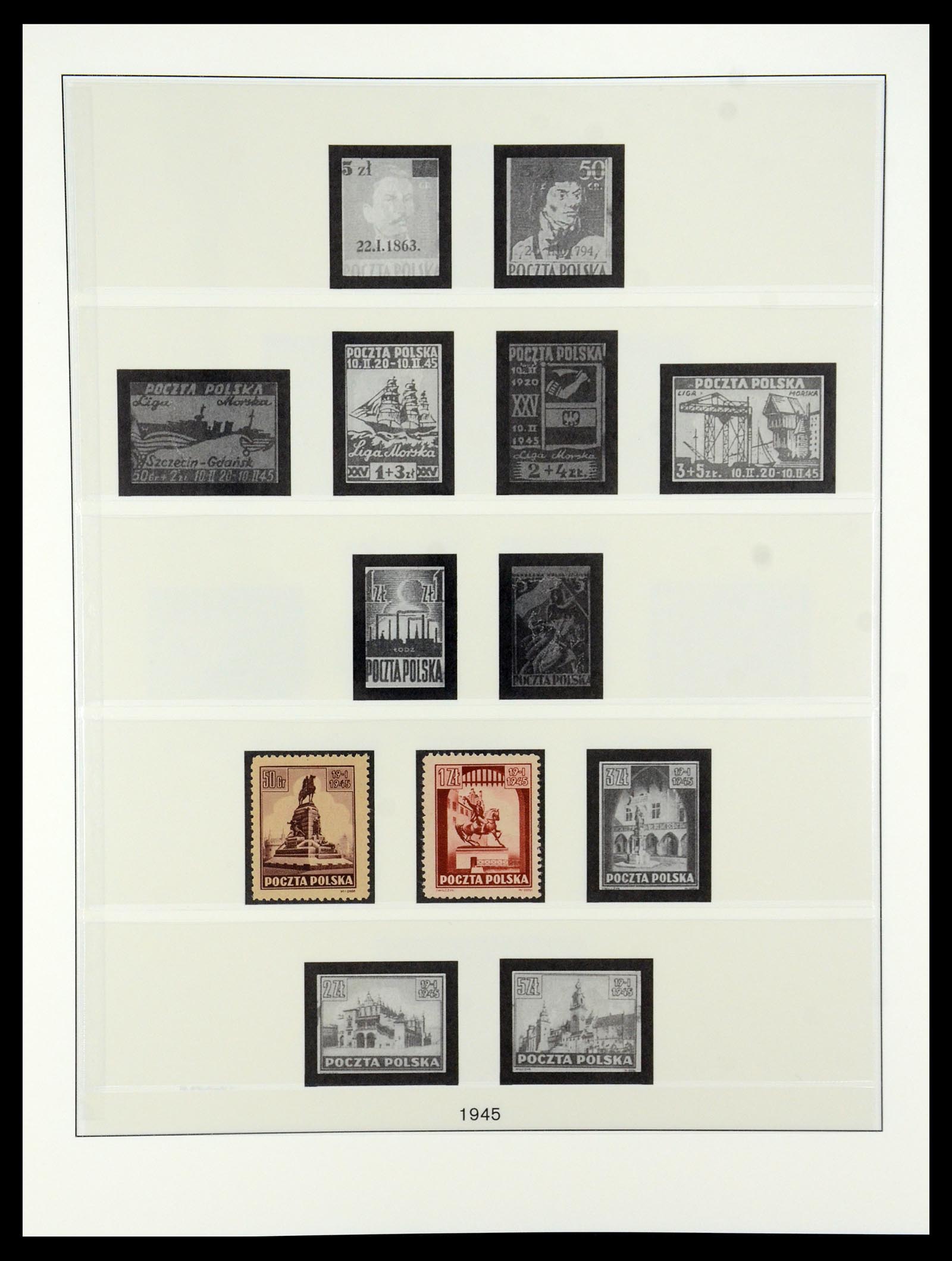 35696 026 - Postzegelverzameling 35696 Polen 1918-1997.