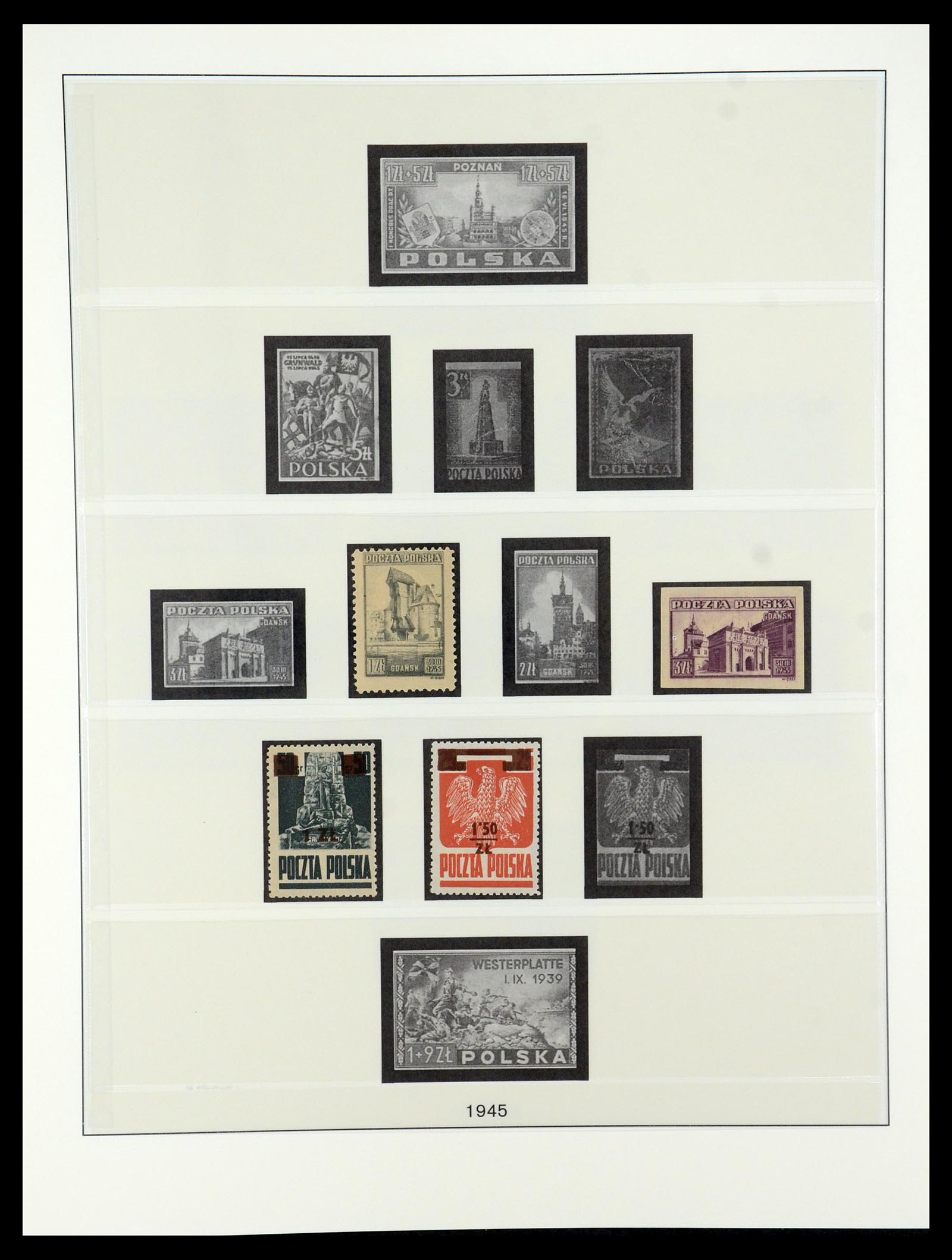 35696 027 - Postzegelverzameling 35696 Polen 1918-1997.