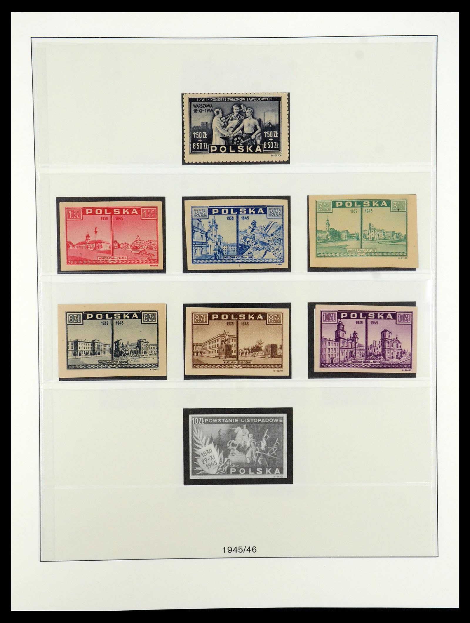 35696 028 - Postzegelverzameling 35696 Polen 1918-1997.