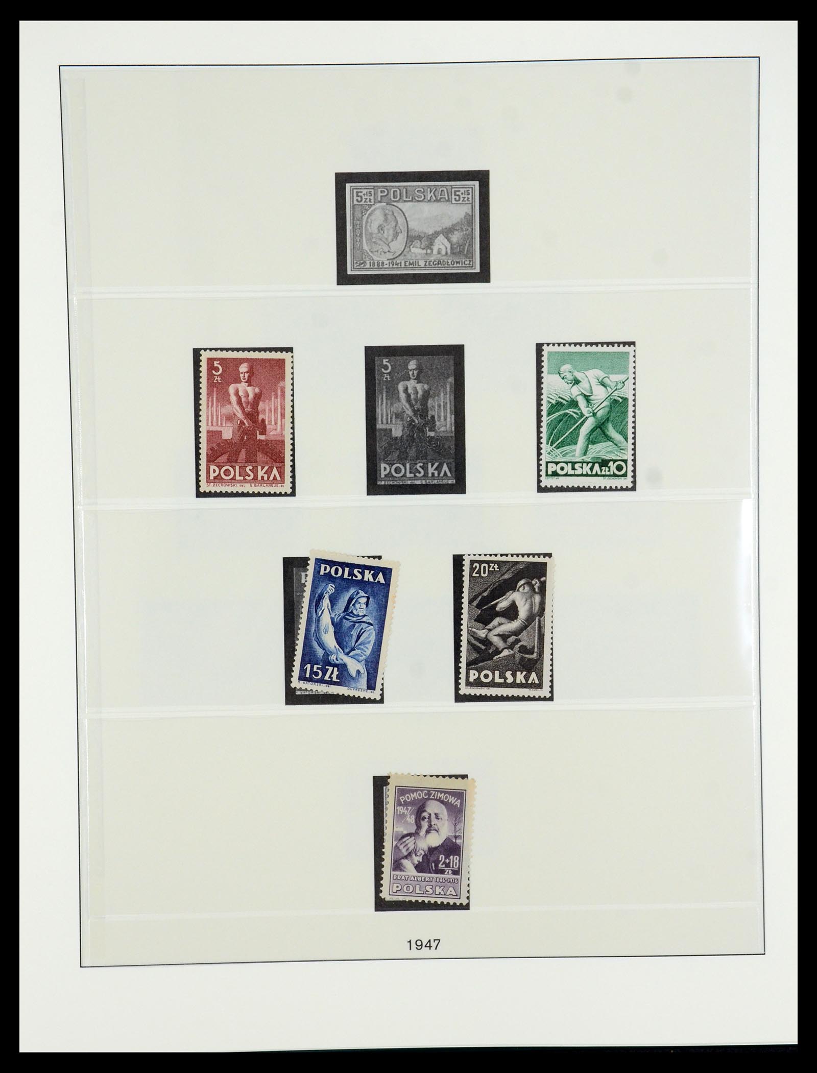 35696 035 - Postzegelverzameling 35696 Polen 1918-1997.