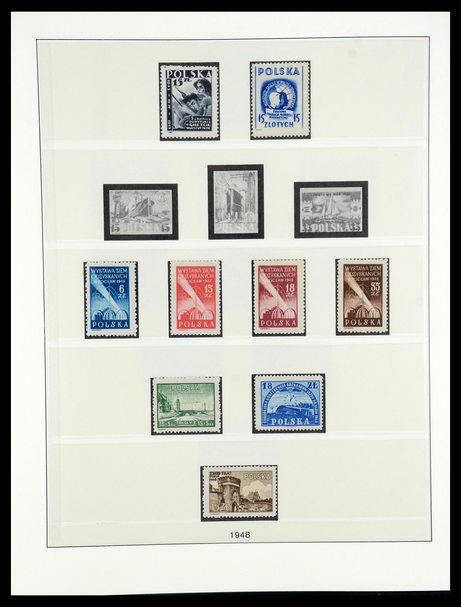 35696 037 - Postzegelverzameling 35696 Polen 1918-1997.