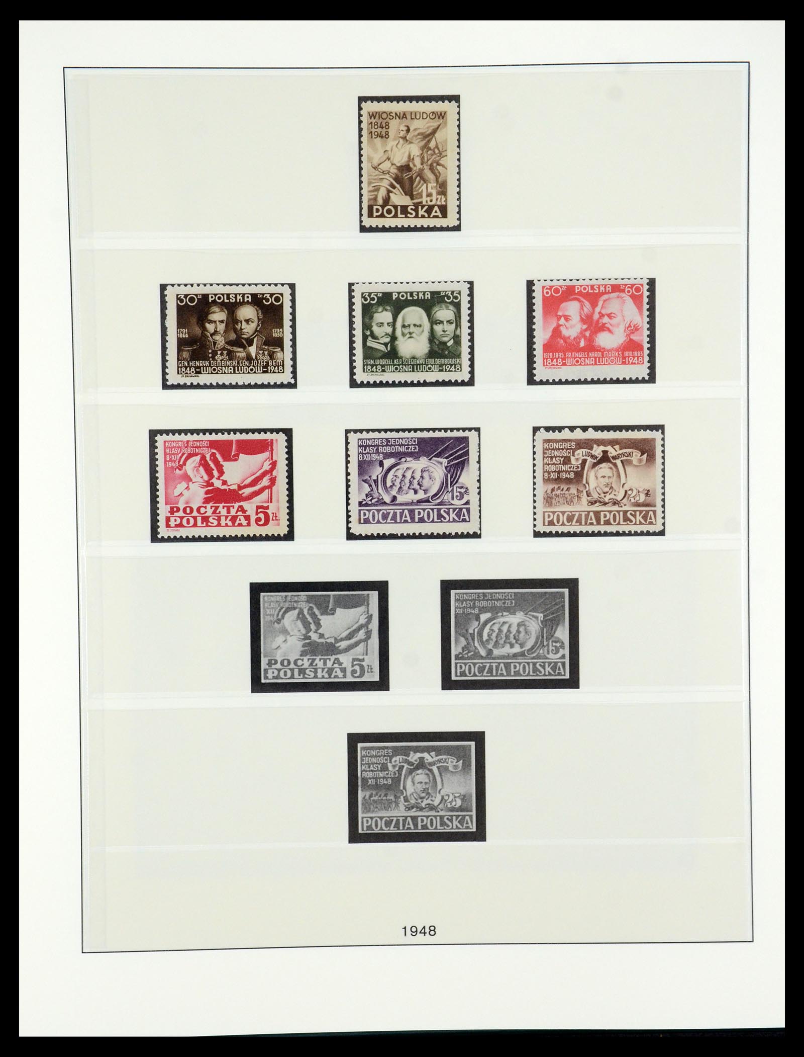 35696 038 - Postzegelverzameling 35696 Polen 1918-1997.