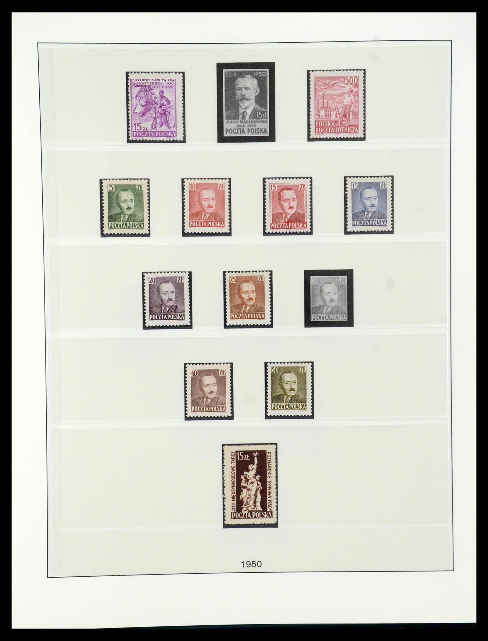 35696 042 - Postzegelverzameling 35696 Polen 1918-1997.
