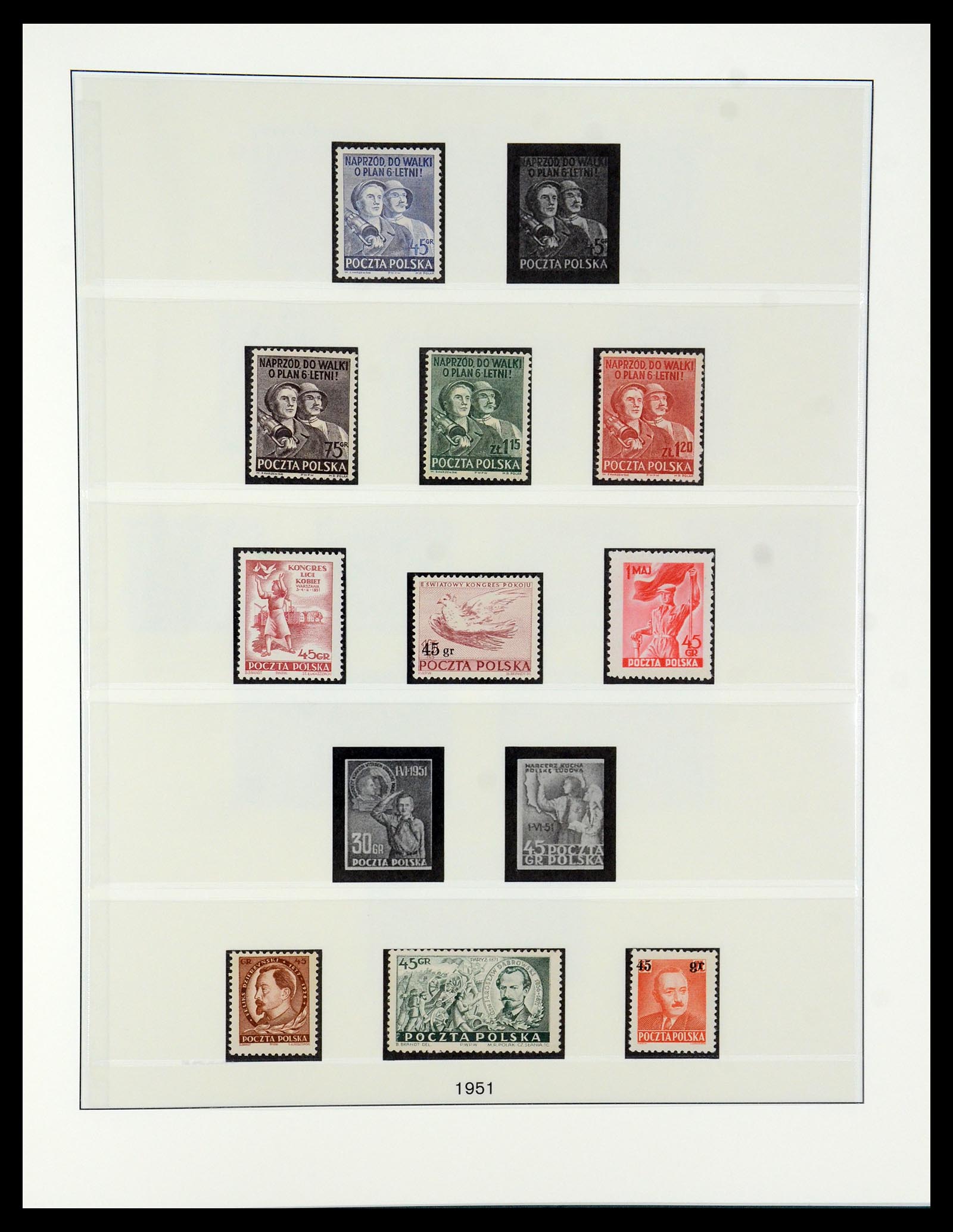 35696 045 - Postzegelverzameling 35696 Polen 1918-1997.
