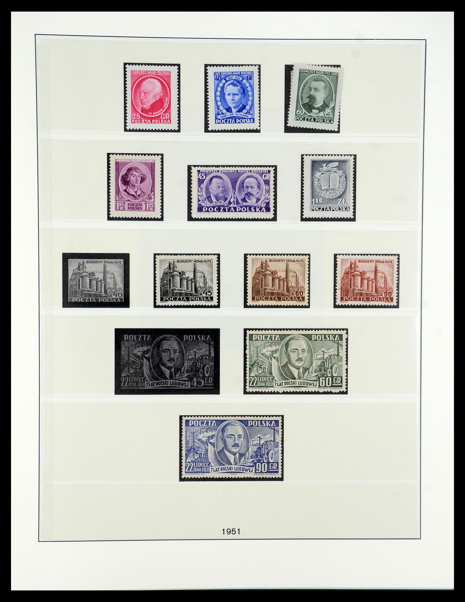 35696 046 - Postzegelverzameling 35696 Polen 1918-1997.