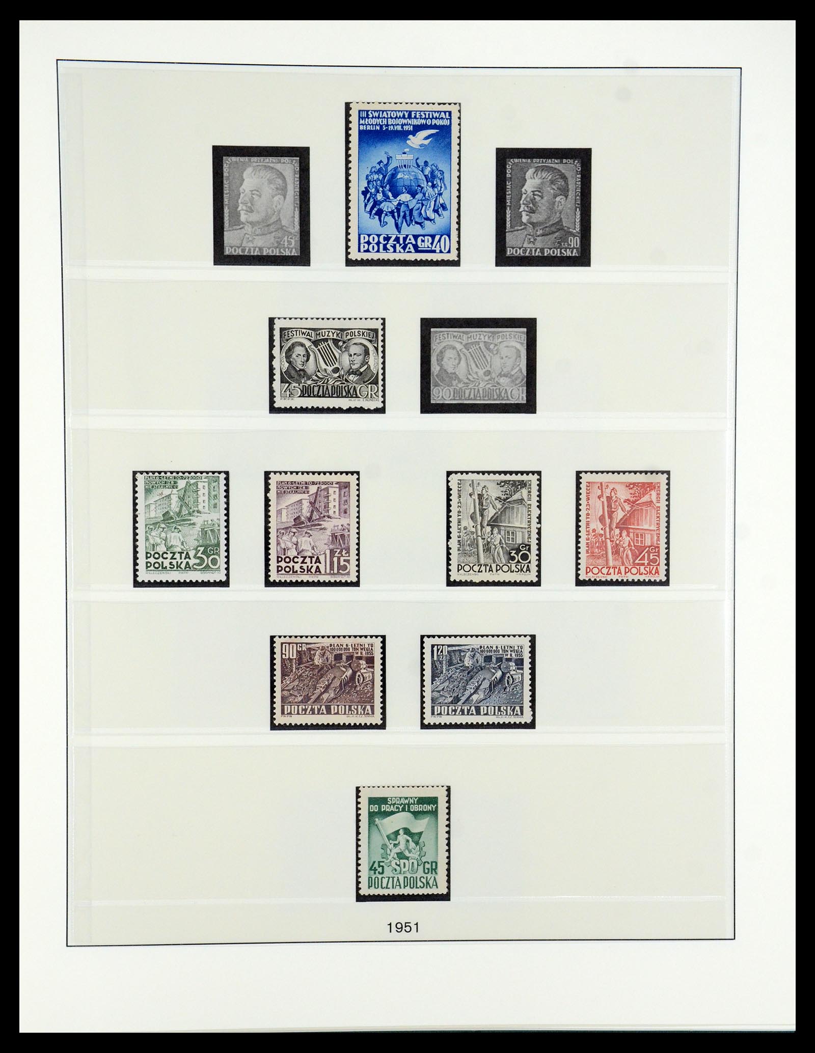 35696 047 - Postzegelverzameling 35696 Polen 1918-1997.