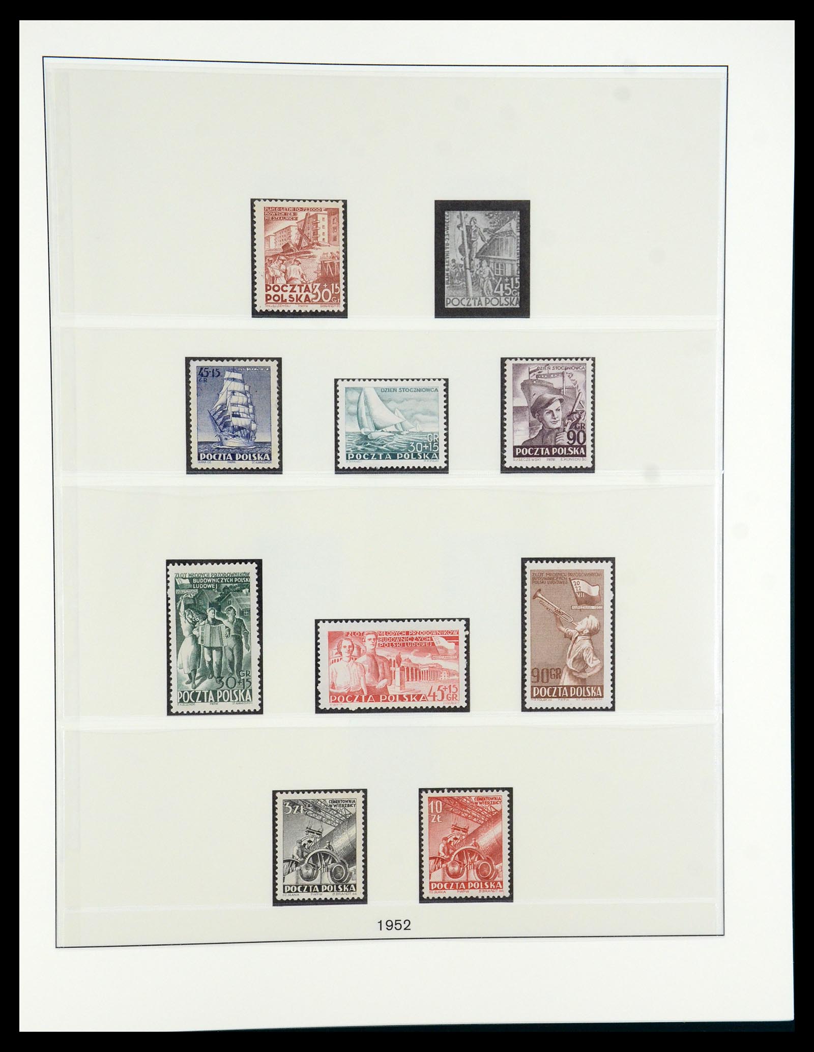 35696 051 - Postzegelverzameling 35696 Polen 1918-1997.